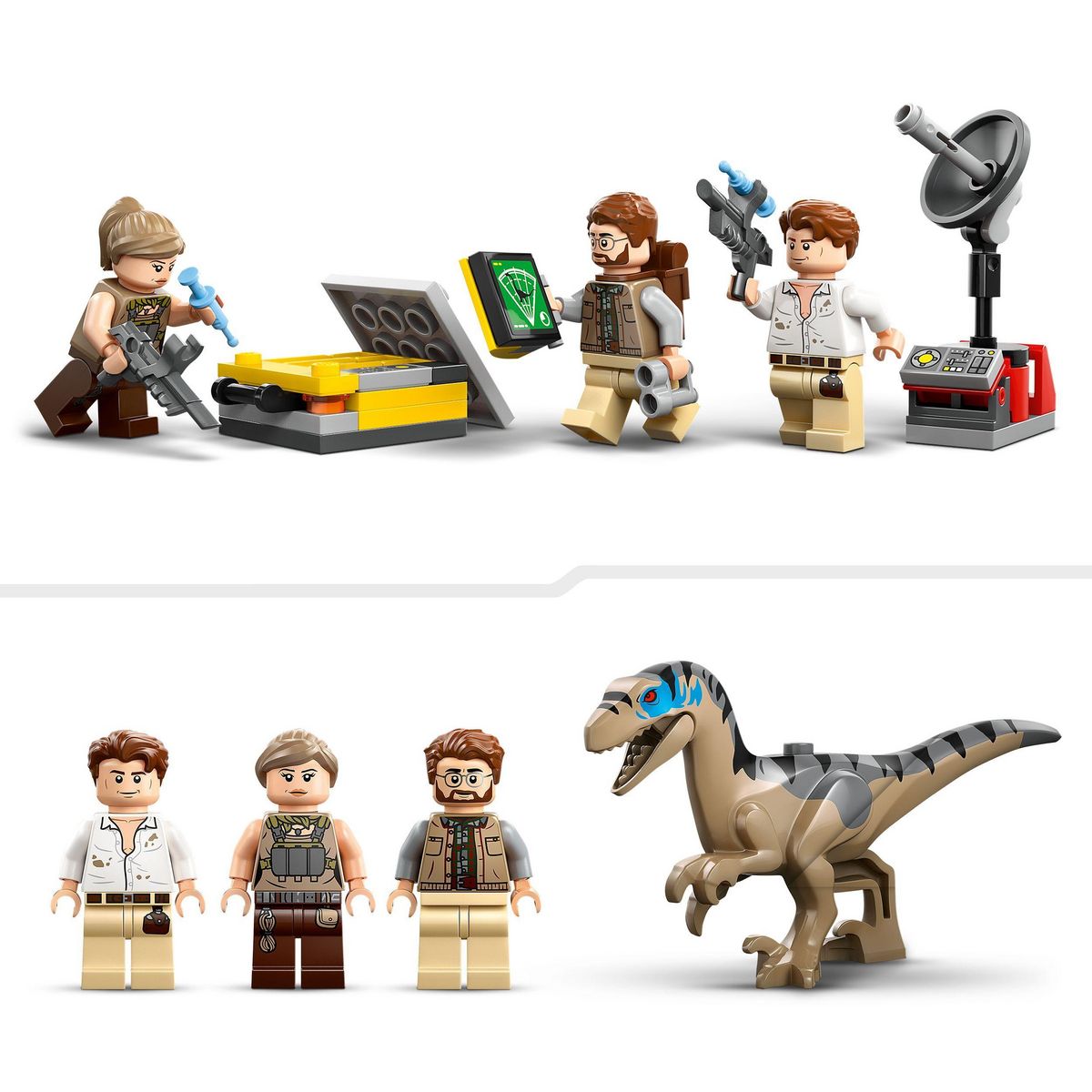 LEGO Jurassic World 76973 - La Poursuite du Vélociraptor et du Titanosaure