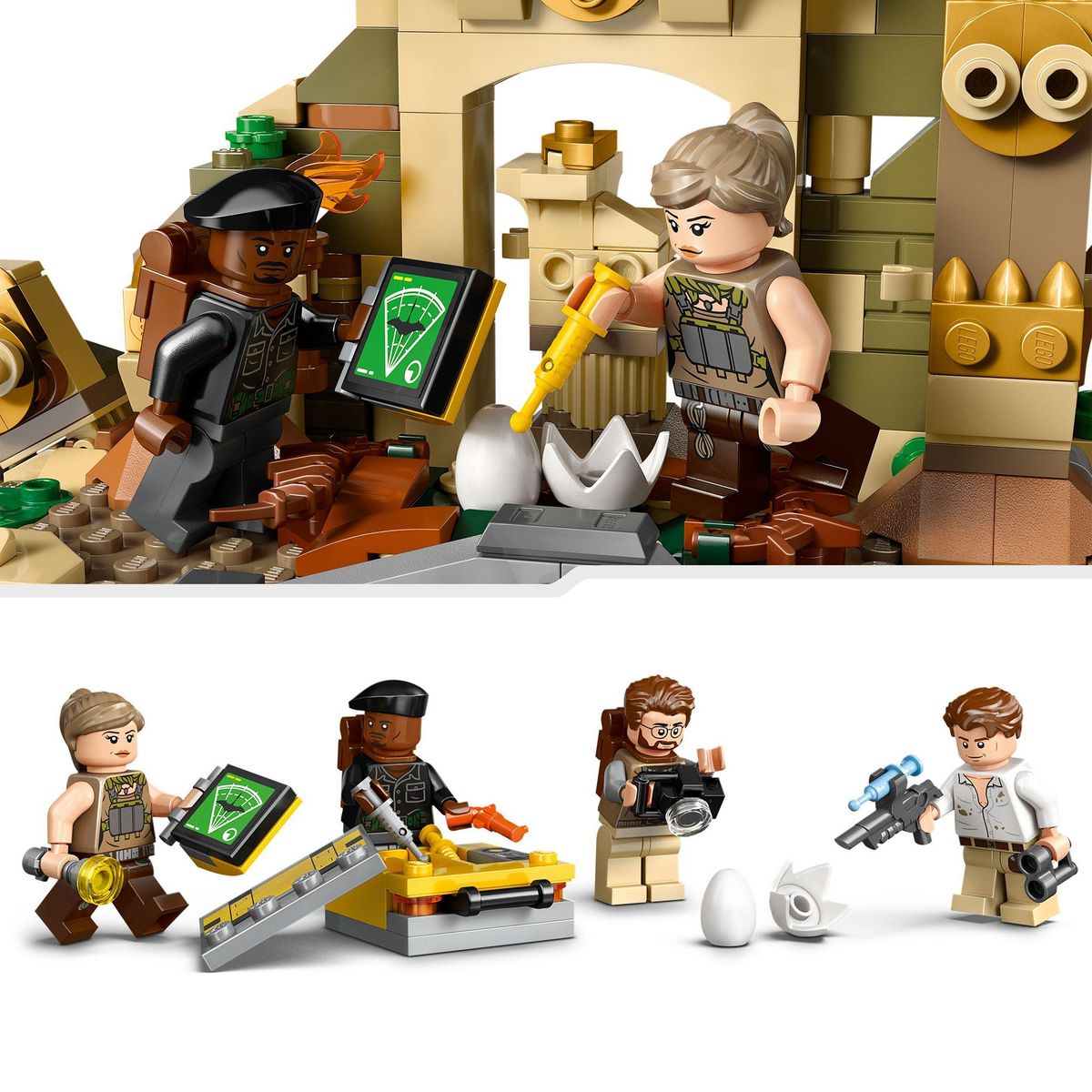 LEGO Jurassic World 76976 - Mission aérienne avec le Qpinosaure et le Quetzalcoatlus