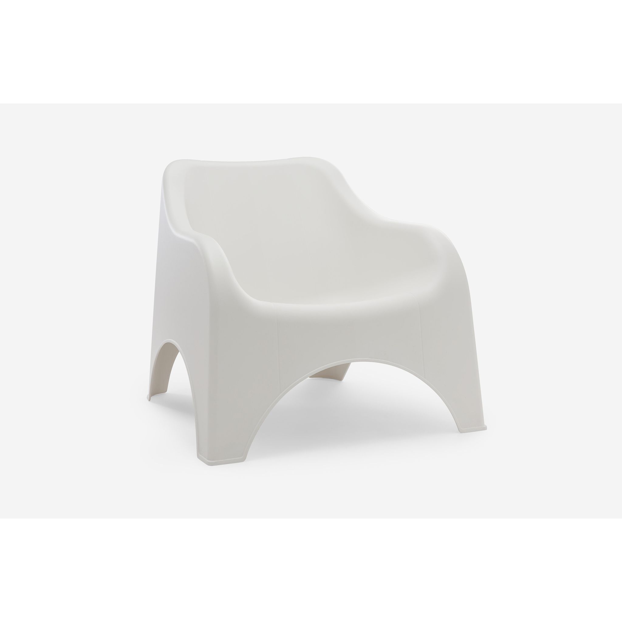 PROGARDEN Fauteuil bas nuvola blanc