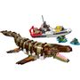Voir la diapositive 2 : LEGO Jurassic World 76974 - Le bateau en mission et le Mosasaure en briques