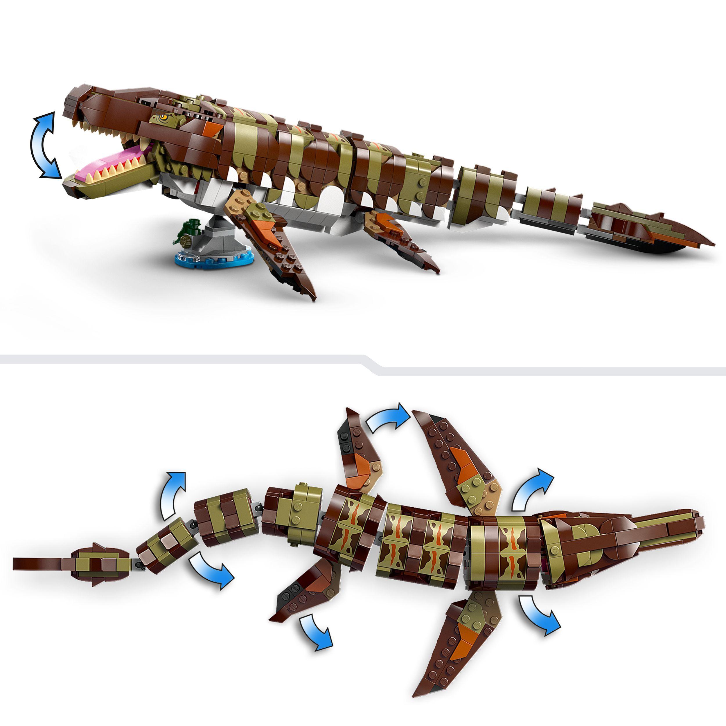 Voir la diapositive 4 : LEGO Jurassic World 76974 Le Bateau en Mission et le Mosasaure en Briques - Jeu dès 9 ans
