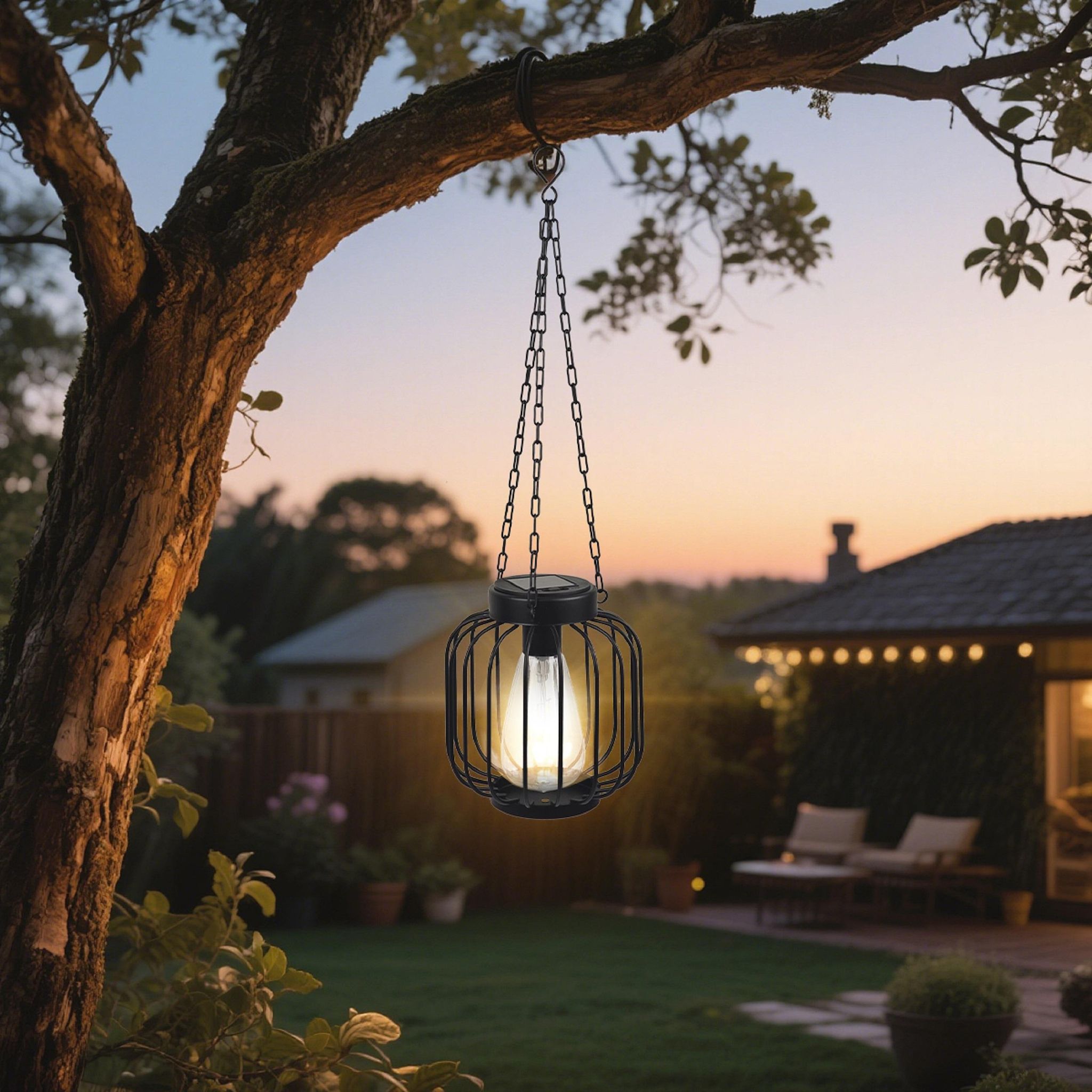 GARDENSTAR Lanterne sol metal h16 cm