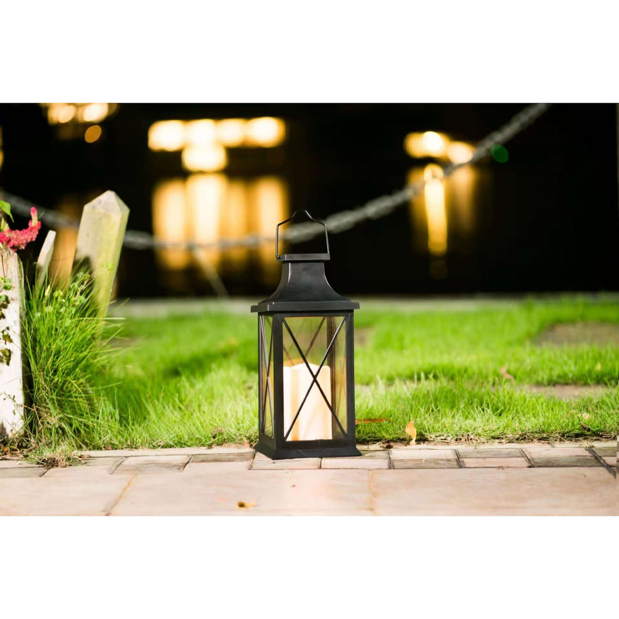 GARDENSTAR Lanterne solaire metal h29,5 cm