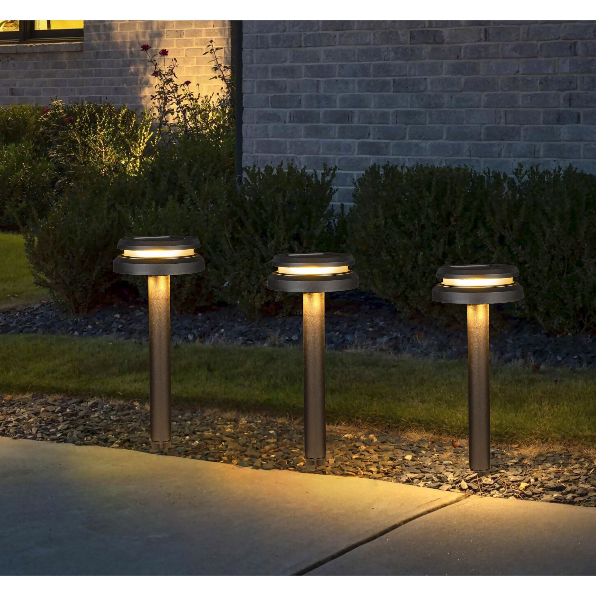 Voir la diapositive 3 : GARDENSTAR Borne solaire pp h36 cm