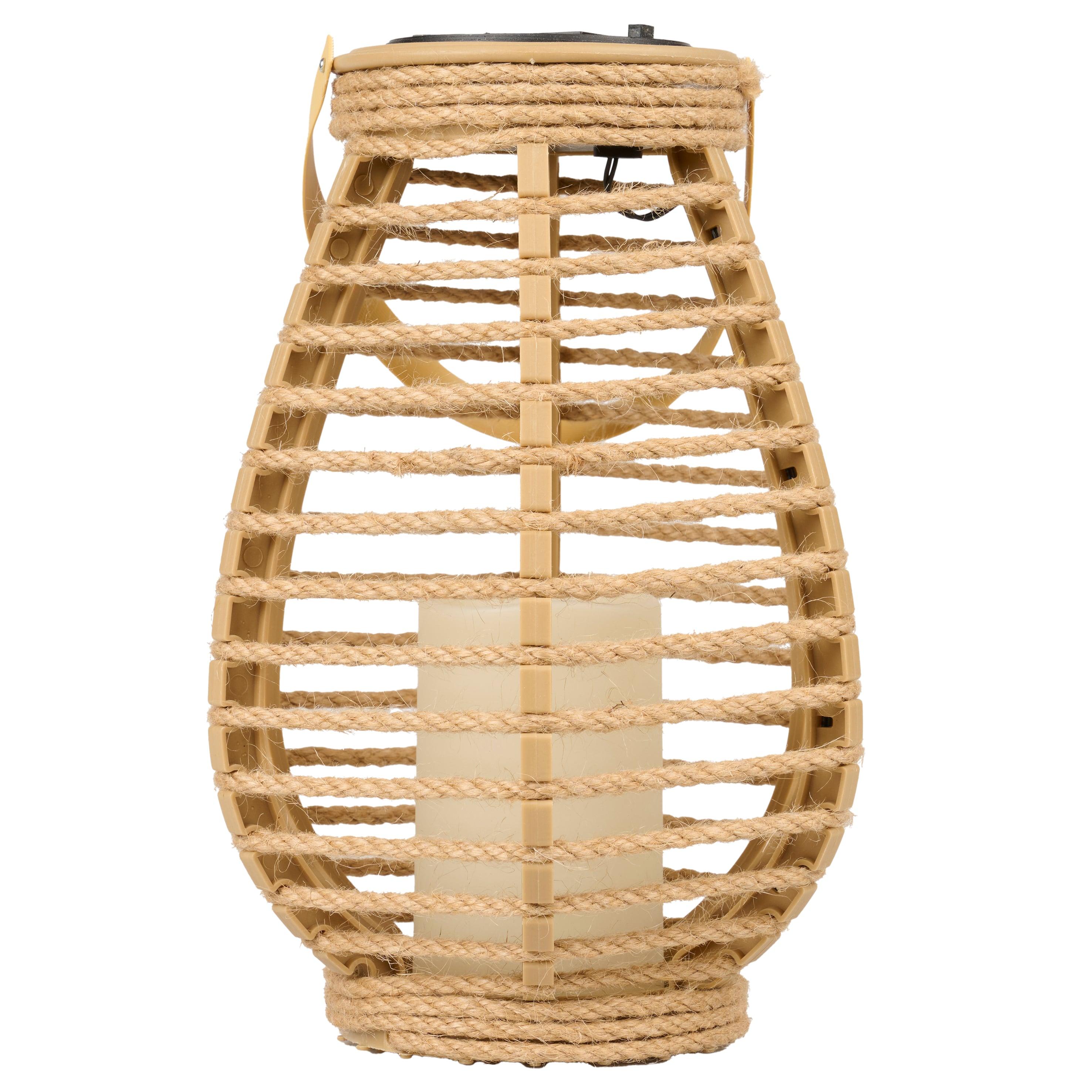 Voir la diapositive 2 : GARDENSTAR Lanterne cord sol h25,5 cm