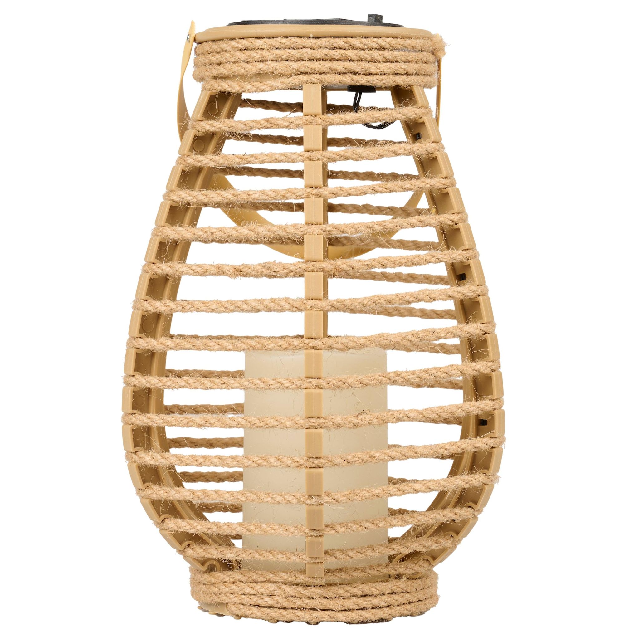 Voir la diapositive 2 : GARDENSTAR Lanterne cord sol h25,5 cm
