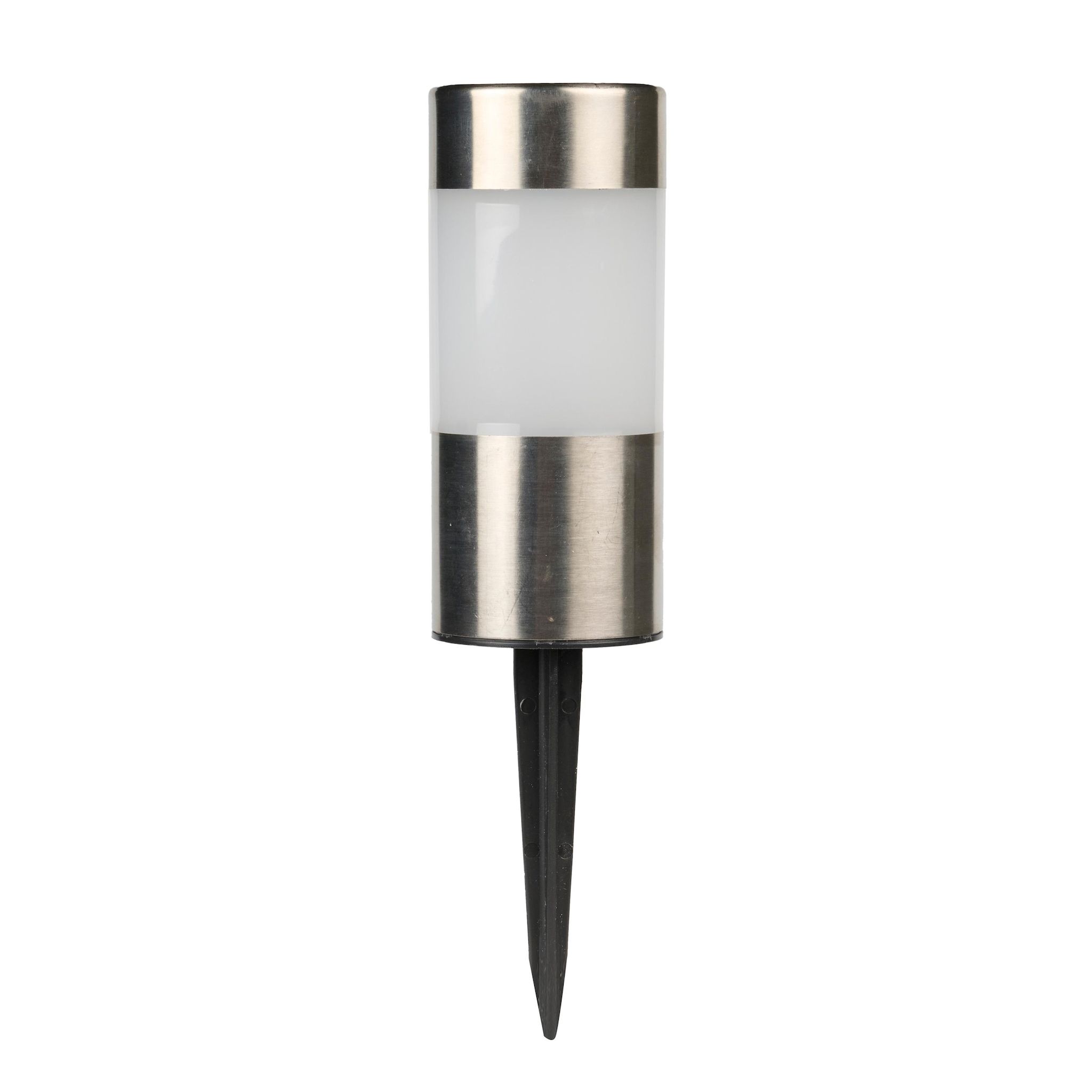 GARDENSTAR Potelet solaire inox h24 cm