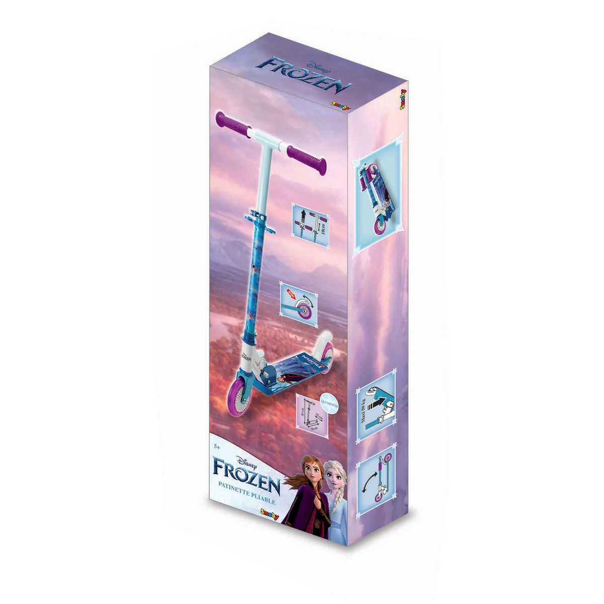 SMOBY Trottinette 2 roues Reine des Neiges