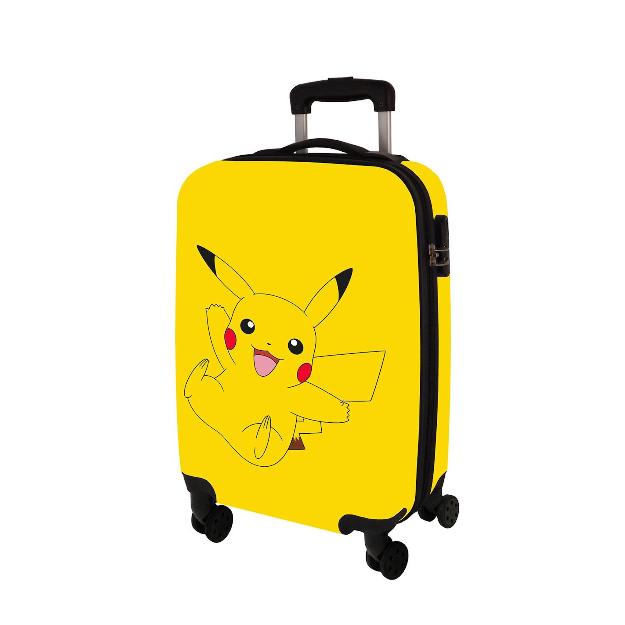 LA PLUME DORÉE Valise ABS 50cm Pikachu Pokémon