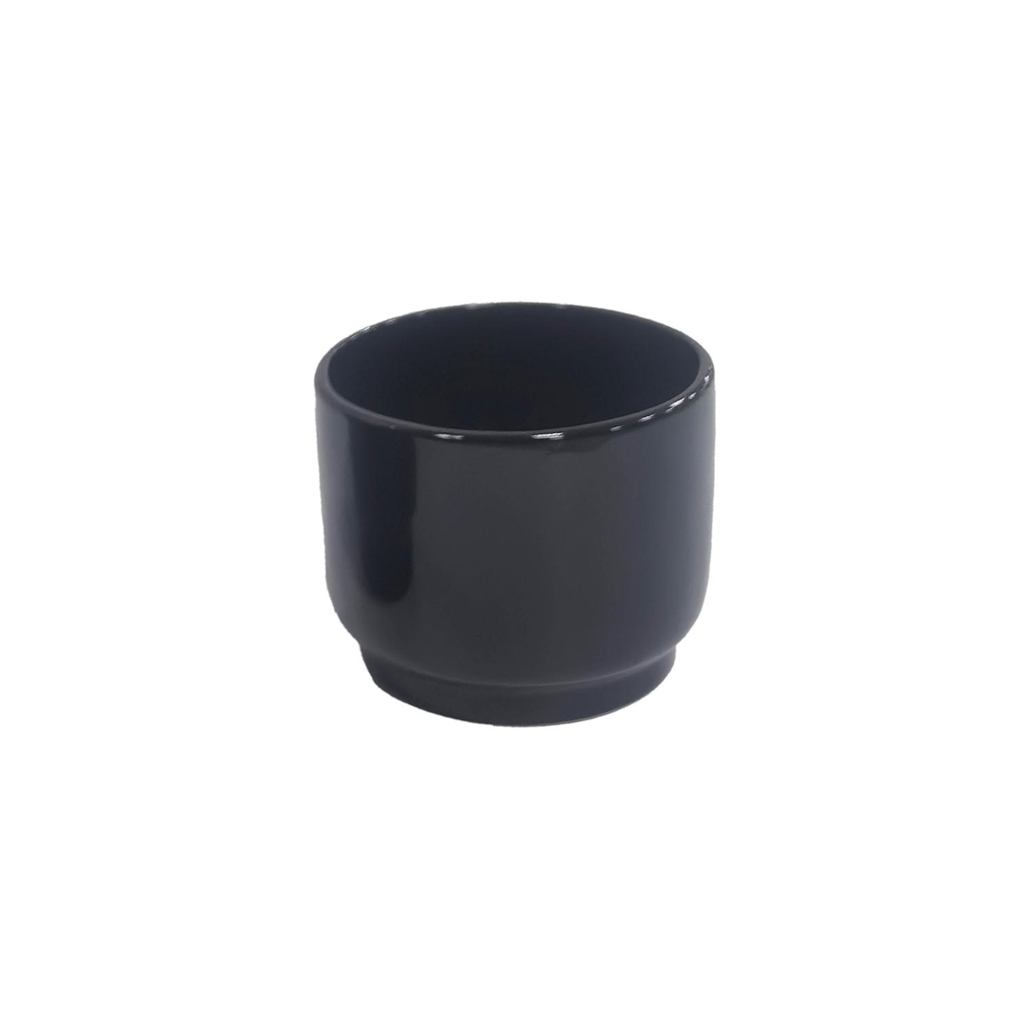 GARDENSTAR Cache-pot ceram d13 cm noir