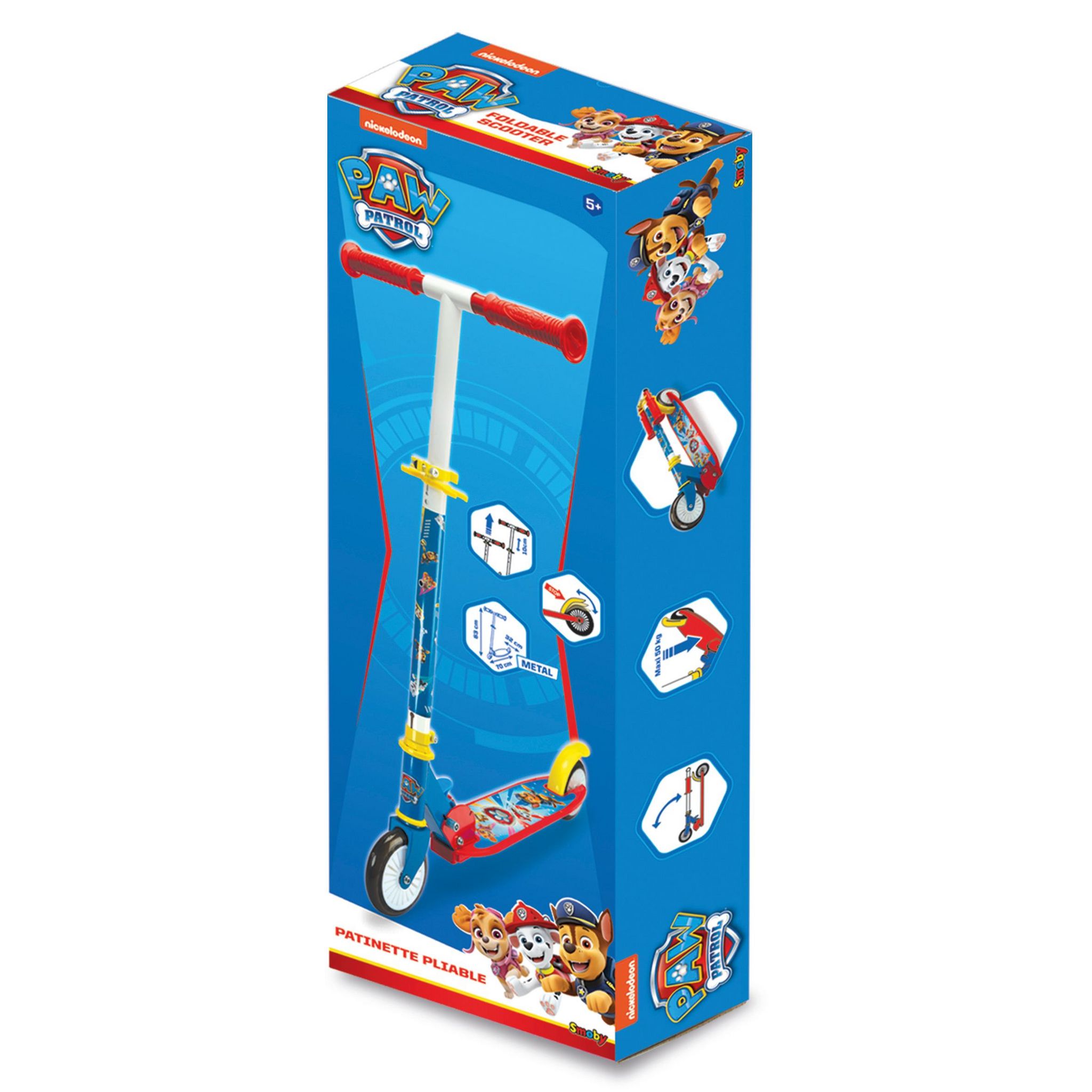 Voir la diapositive 5 : SMOBY Trottinette 2 roues Pat Patrouille