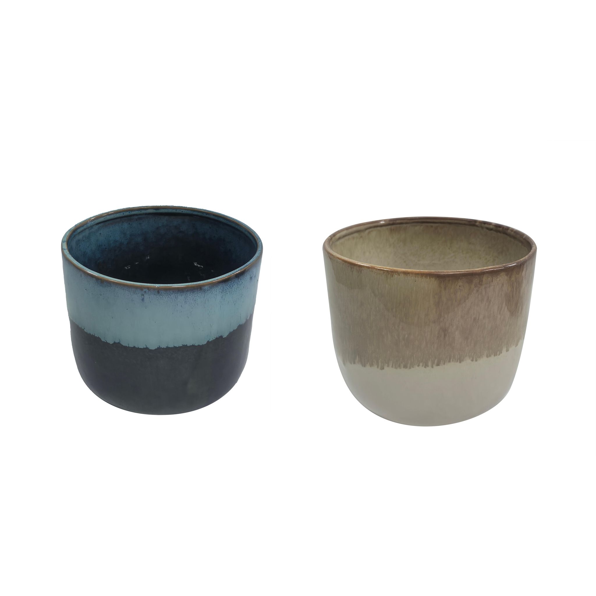 GARDENSTAR Cache-pot ceramique d17 cm ass4