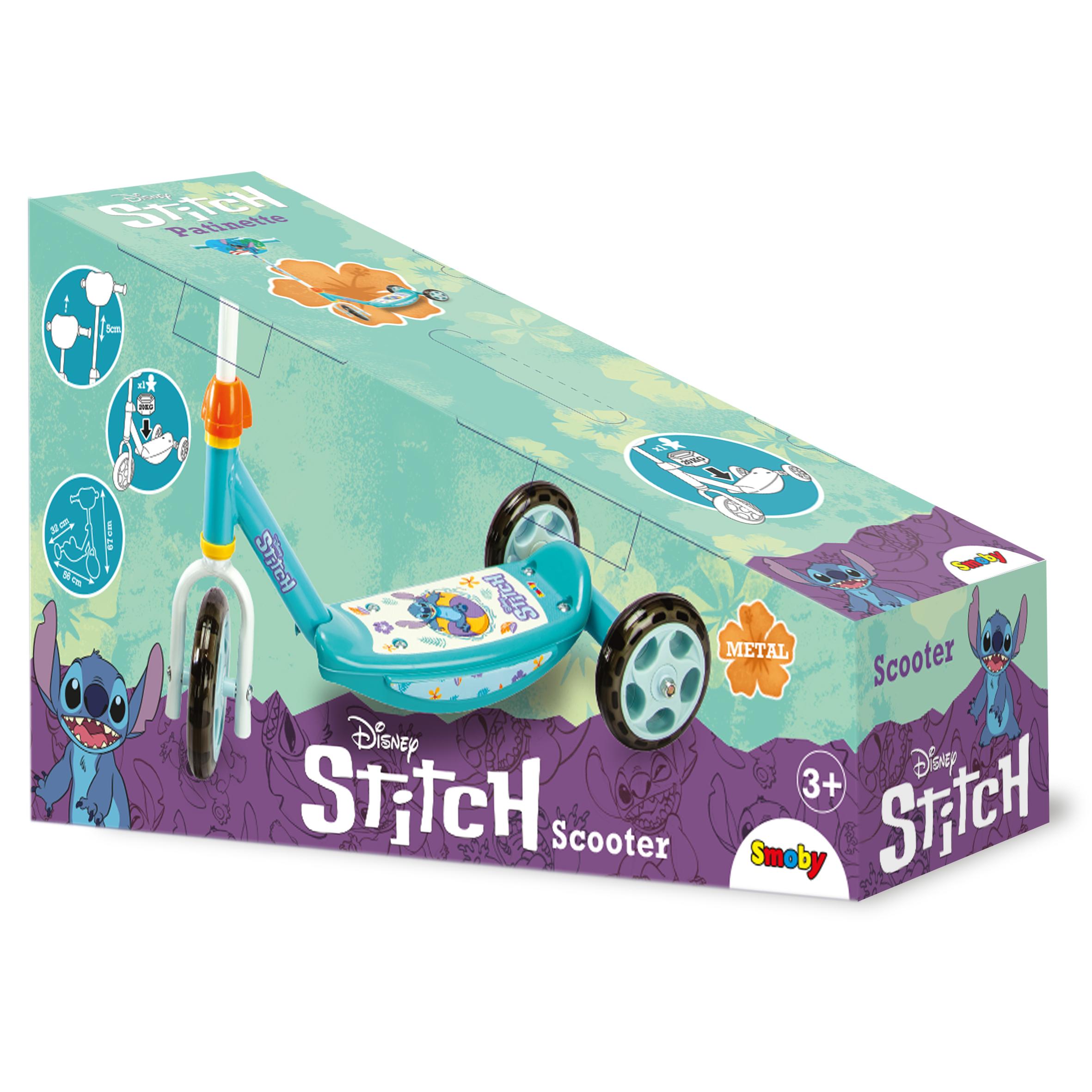 Voir la diapositive 5 : SMOBY Patinette 3 roues Stitch