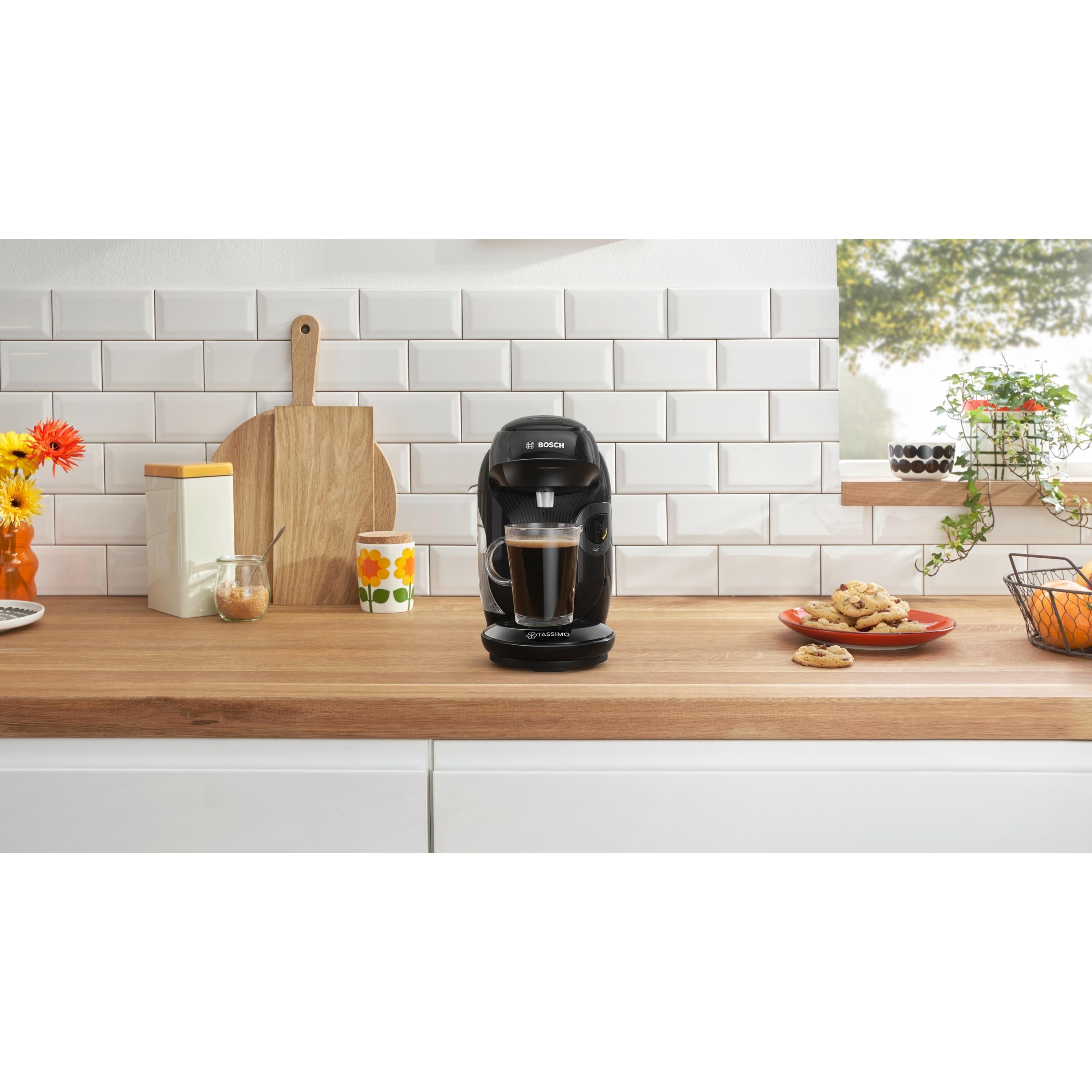 Voir la diapositive 9 : BOSCH Machine à café multi-boissons TAS112E - Noir