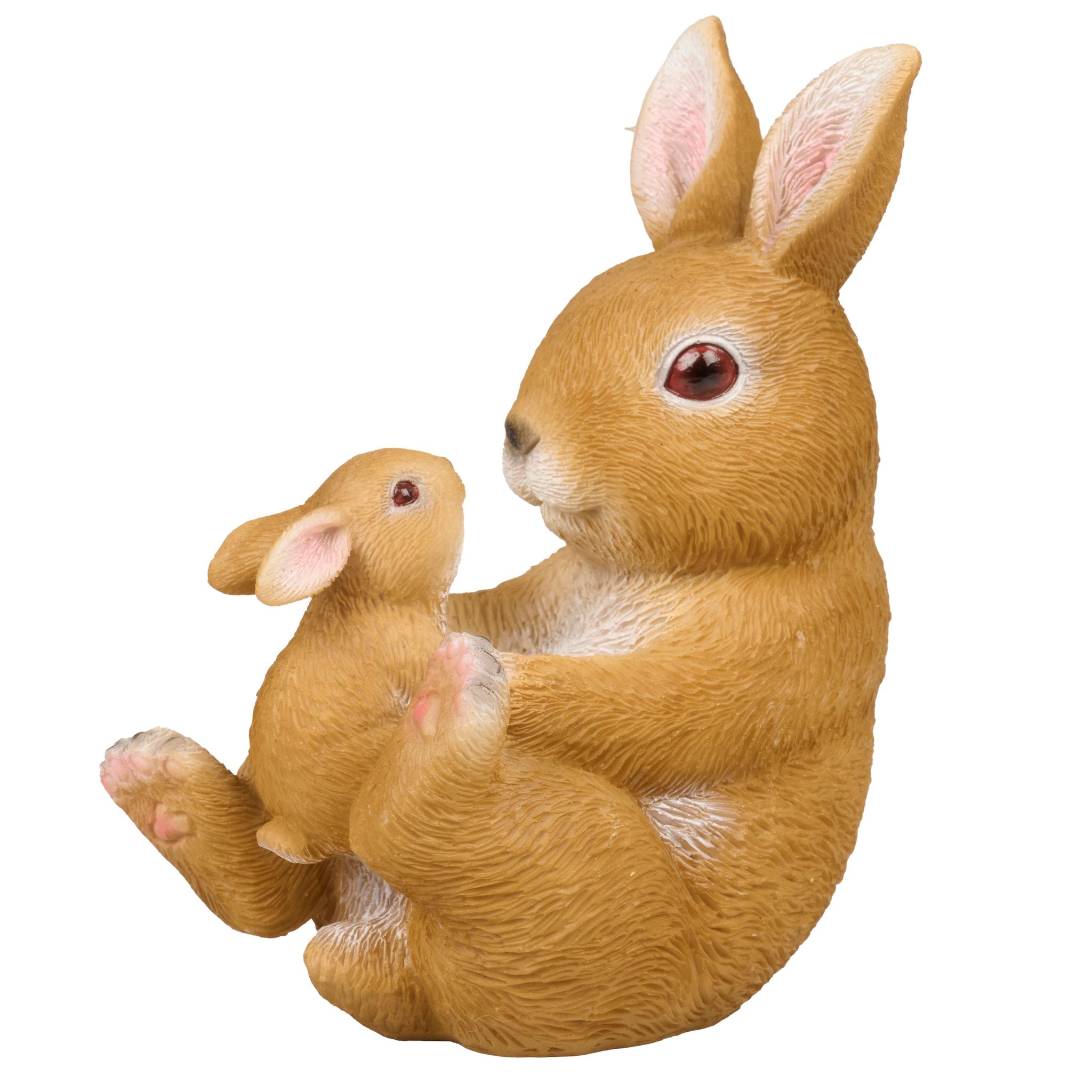 GARDENSTAR Lapin bb resine h16,5 cm