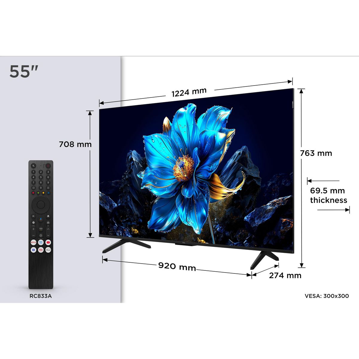 TCL TV QLED 55P7K 2025