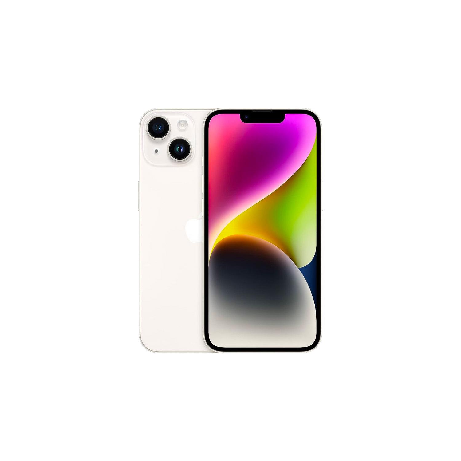 Voir la diapositive 5 : APPLE iPhone 14 reconditionné 128Go - Lama - Grade A - Blanc