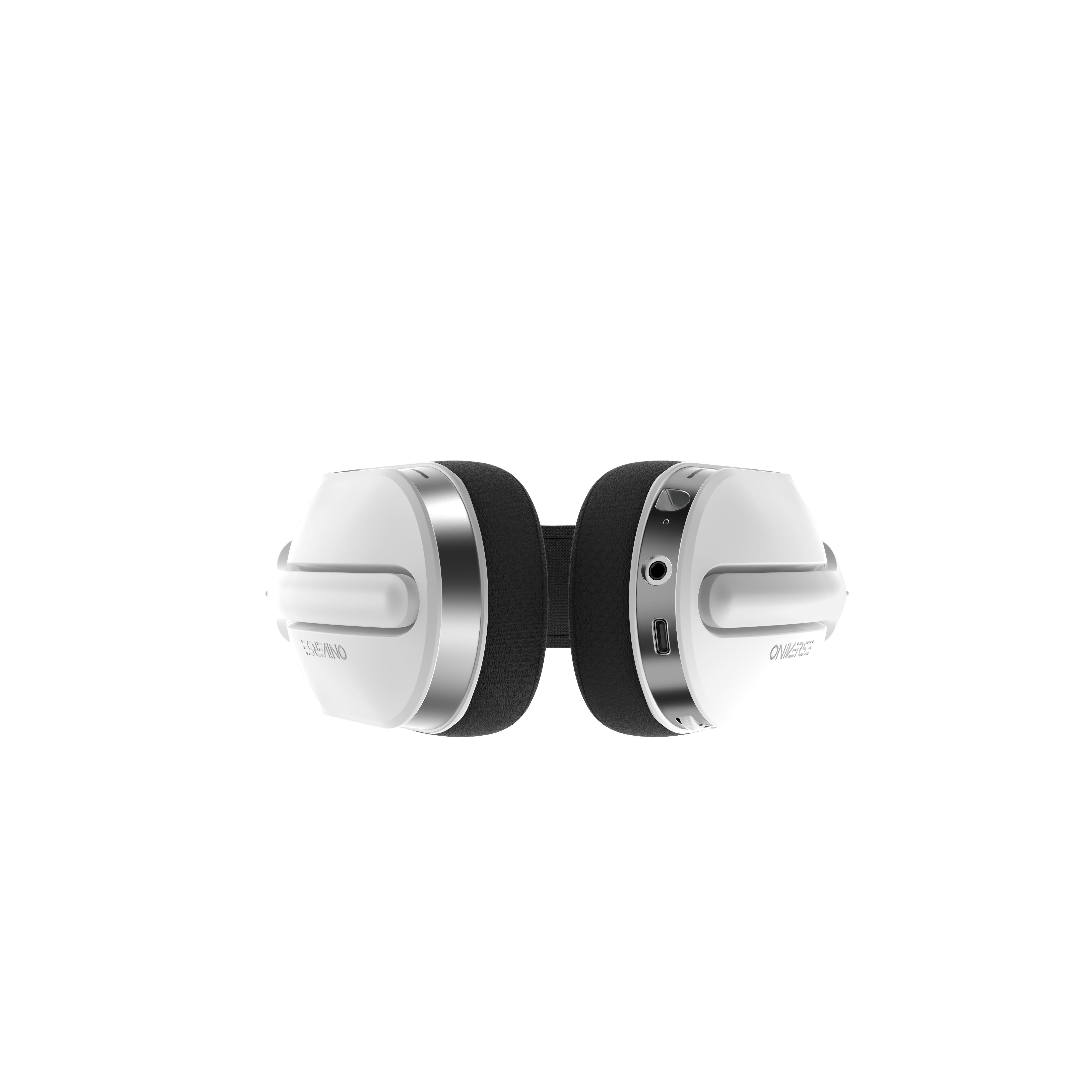Voir la diapositive 5 : ONIVERSE Casque Sans Fil Gaming Polaris Céleste Blanc Multiplateforme