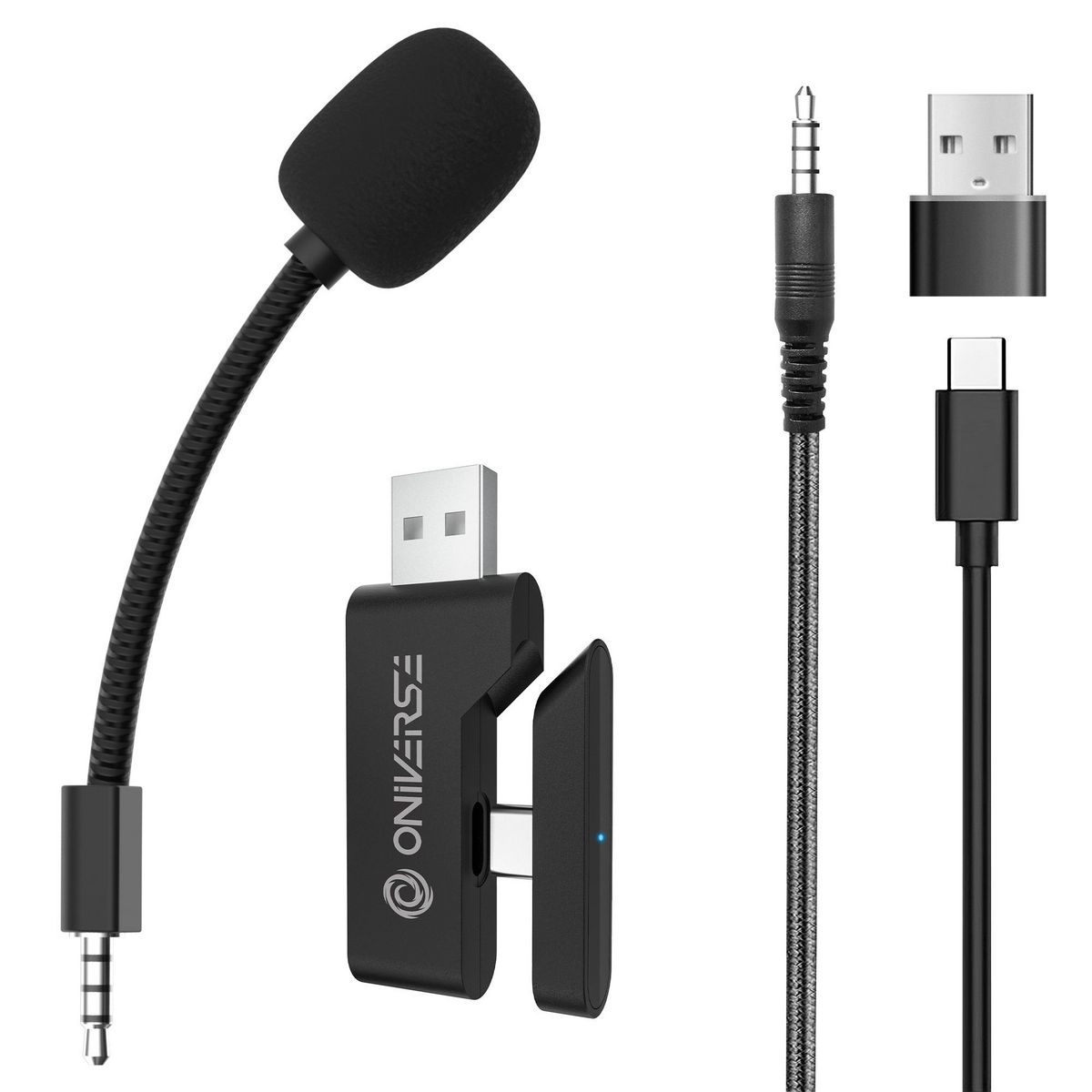 ONIVERSE Casque Sans Fil Gaming Polaris Céleste Blanc Multiplateforme