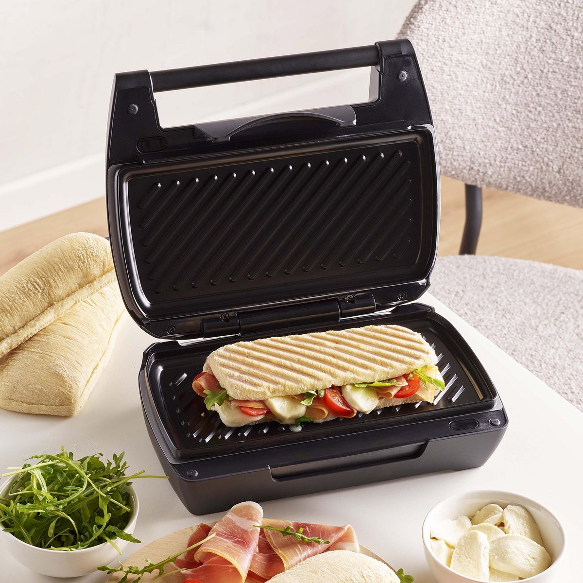 LAGRANGE Gaufrier 028362 - Noir