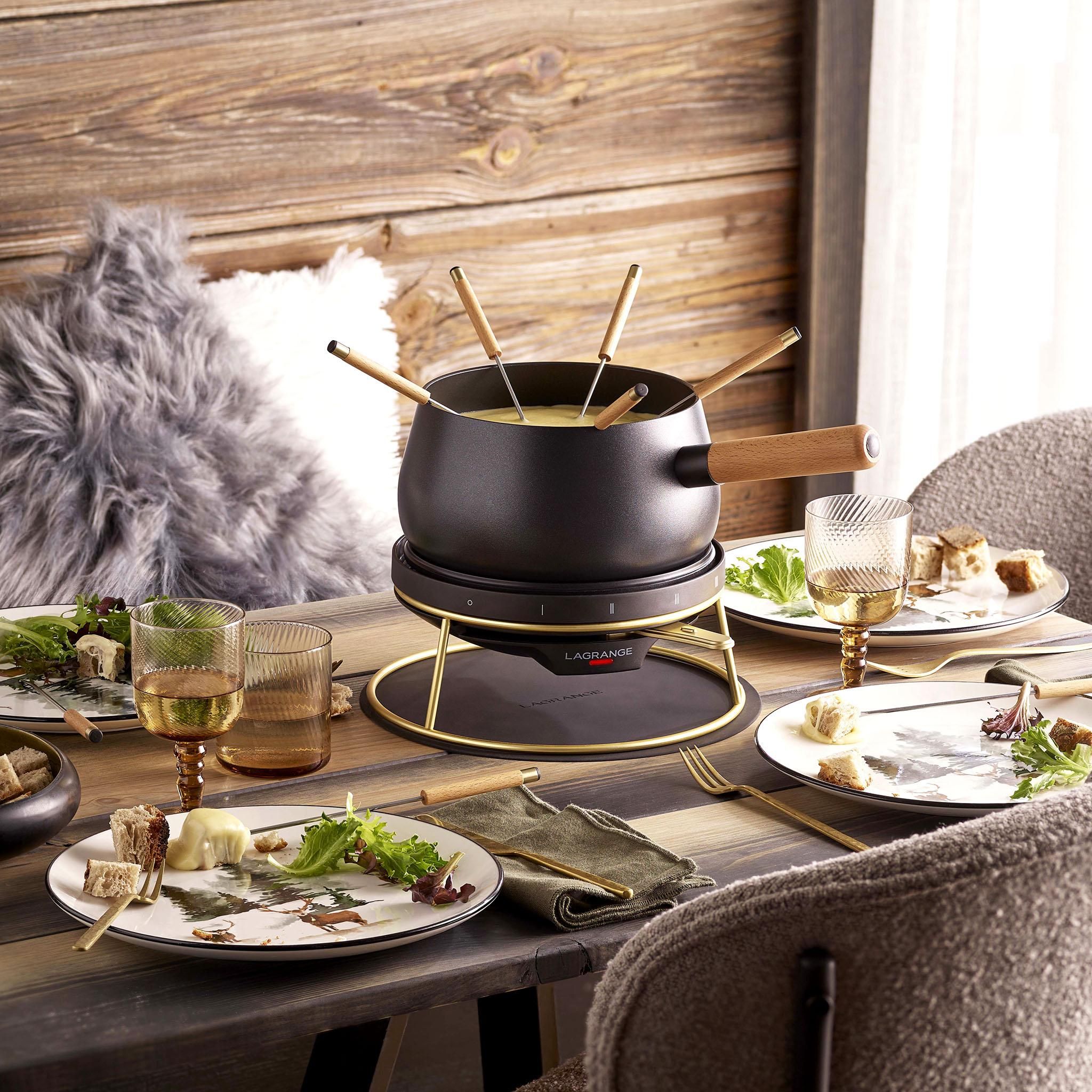 Voir la diapositive 12 : LAGRANGE Appareil à fondue 349502 - Noir