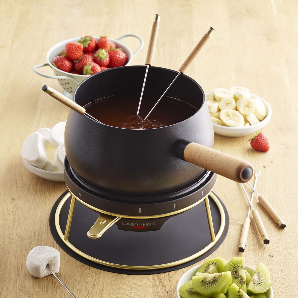 LAGRANGE Appareil à fondue 349502 - Noir