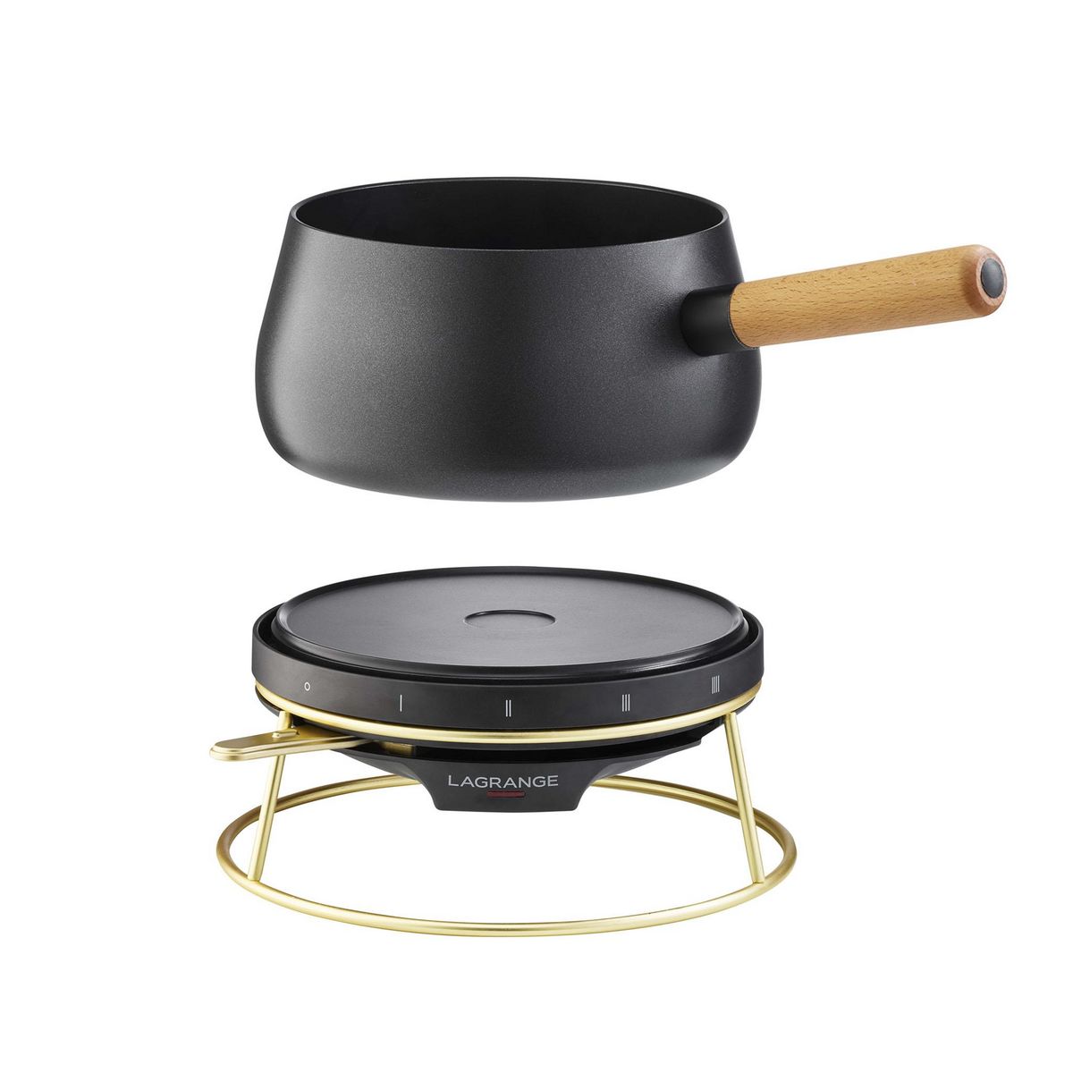 LAGRANGE Appareil à fondue 349502 - Noir