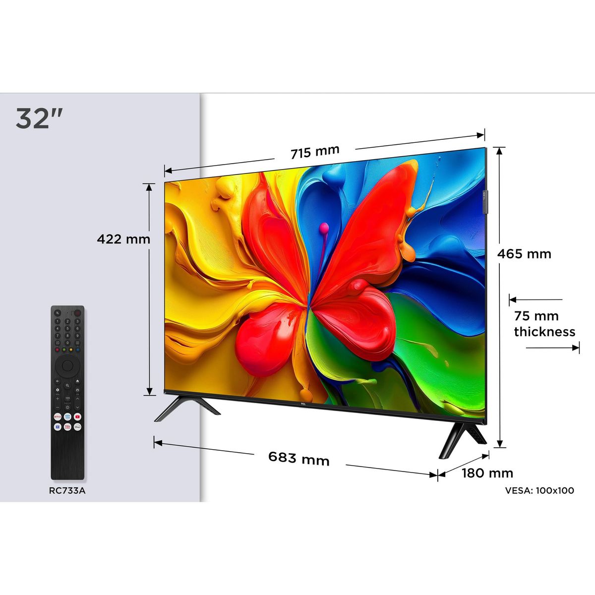 TCL TV QLED 32S4K