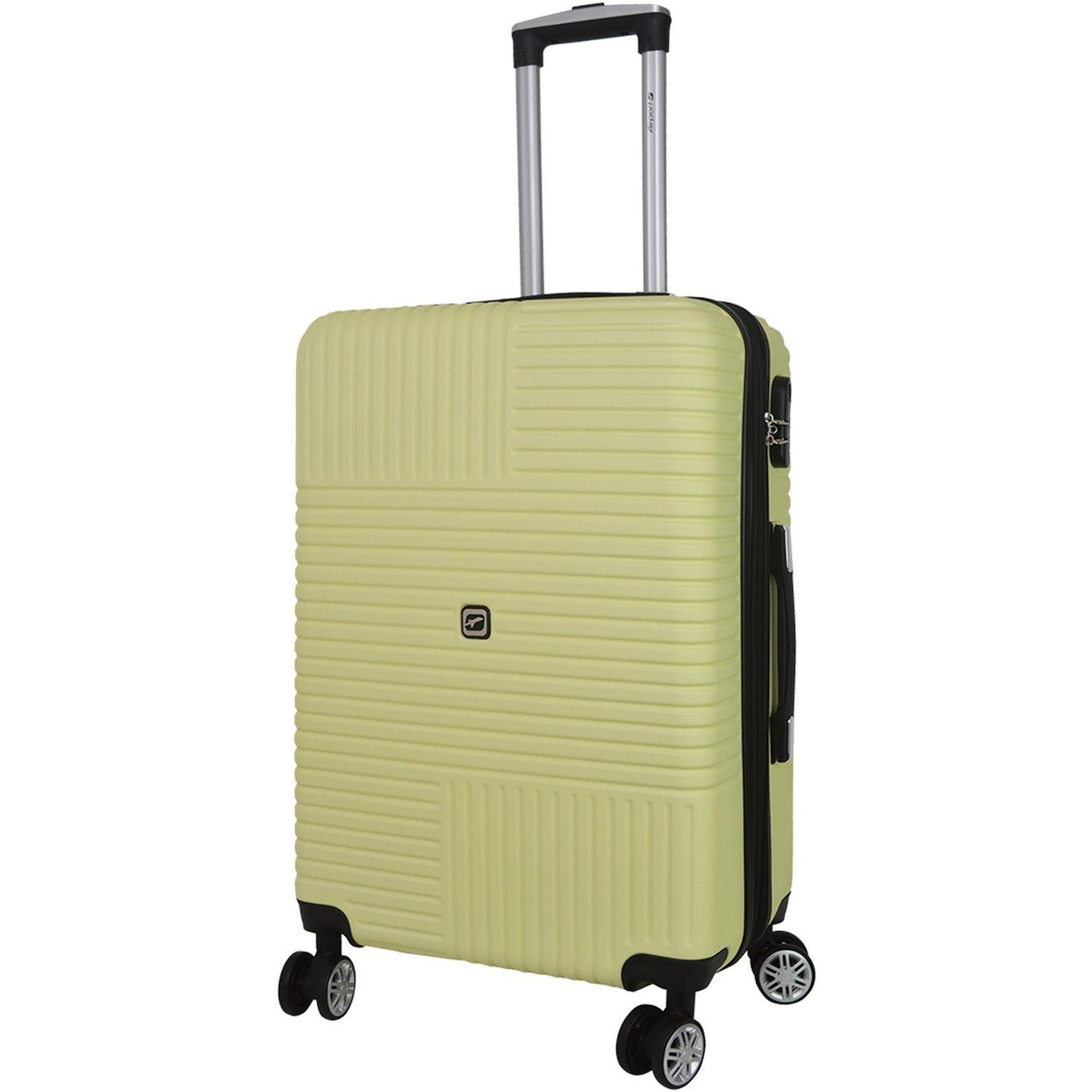 Voir la diapositive 3 : AIRPORT Valise ABS ZEN 8 roues TSA 45cm - Jaune