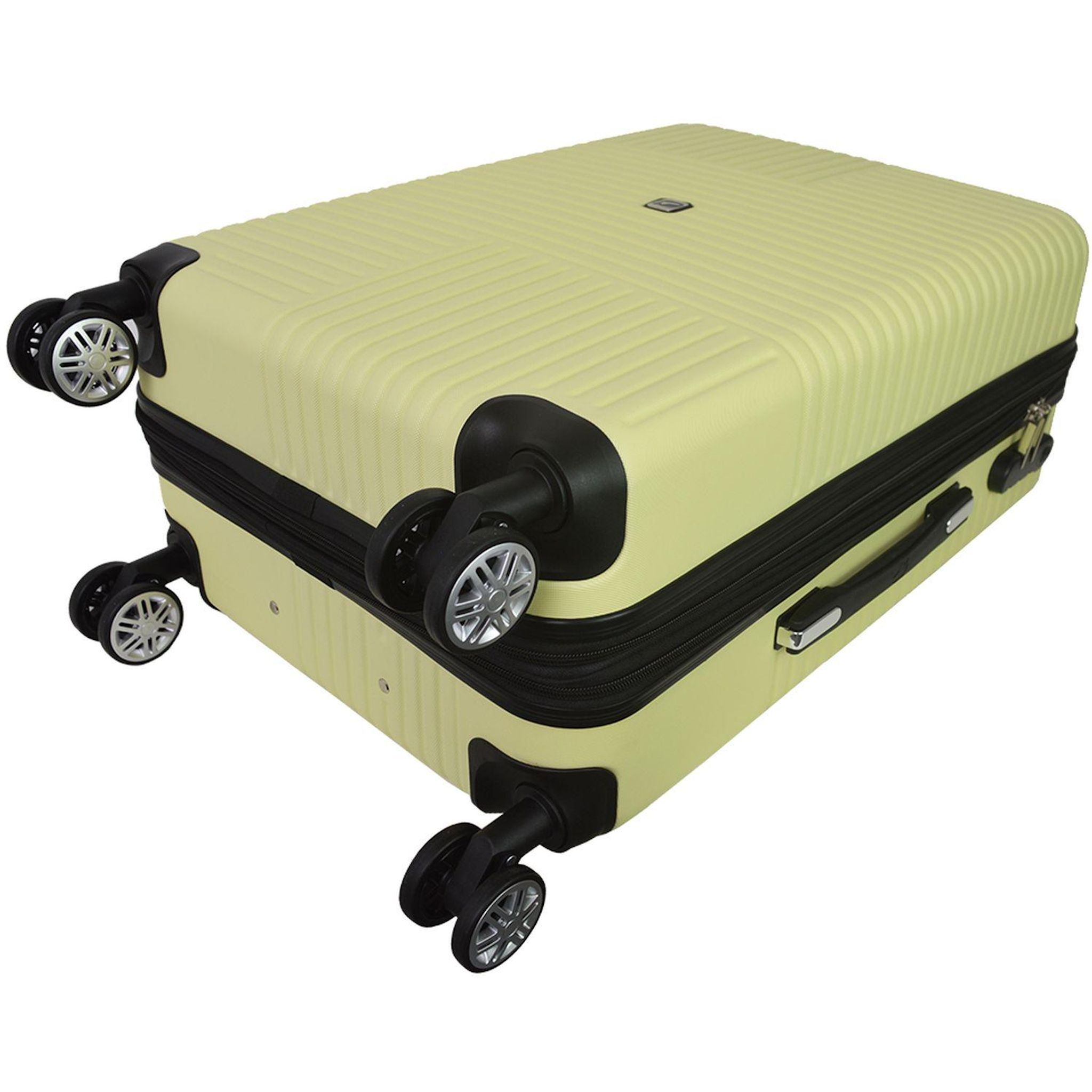 Voir la diapositive 6 : AIRPORT Valise ABS ZEN 8 roues TSA 45cm - Jaune
