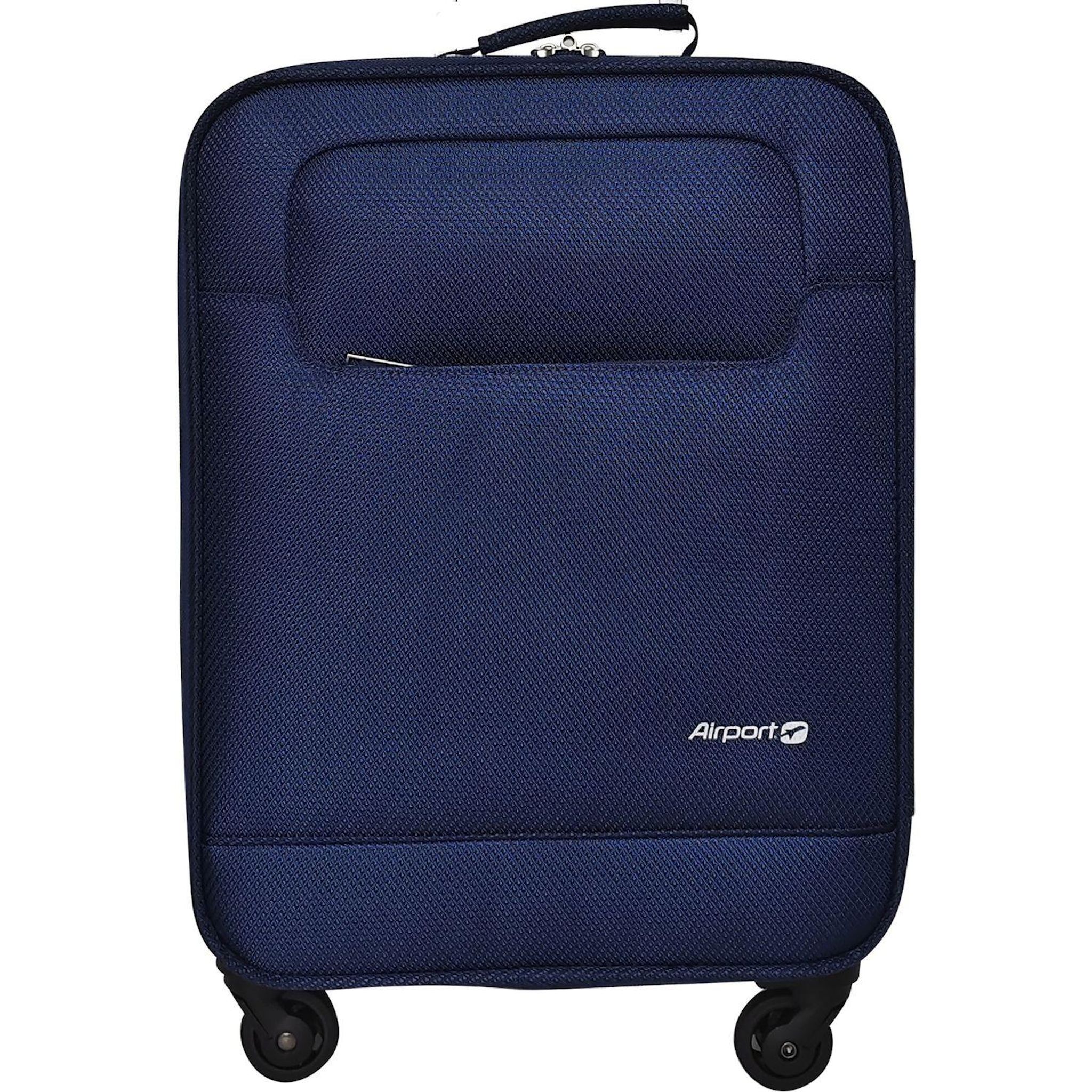 AIRPORT Valise souple TRIP 4 roues 50 cm - Gris