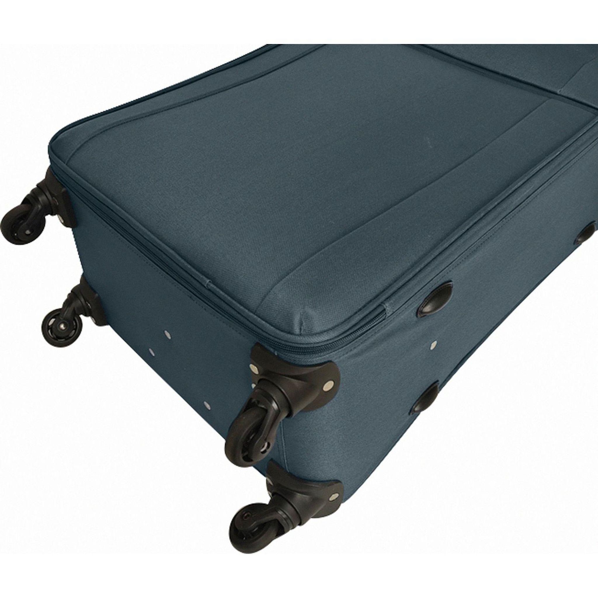 Voir la diapositive 6 : AIRPORT Valise souple GLAM 4 roues 45 cm - Gris canard