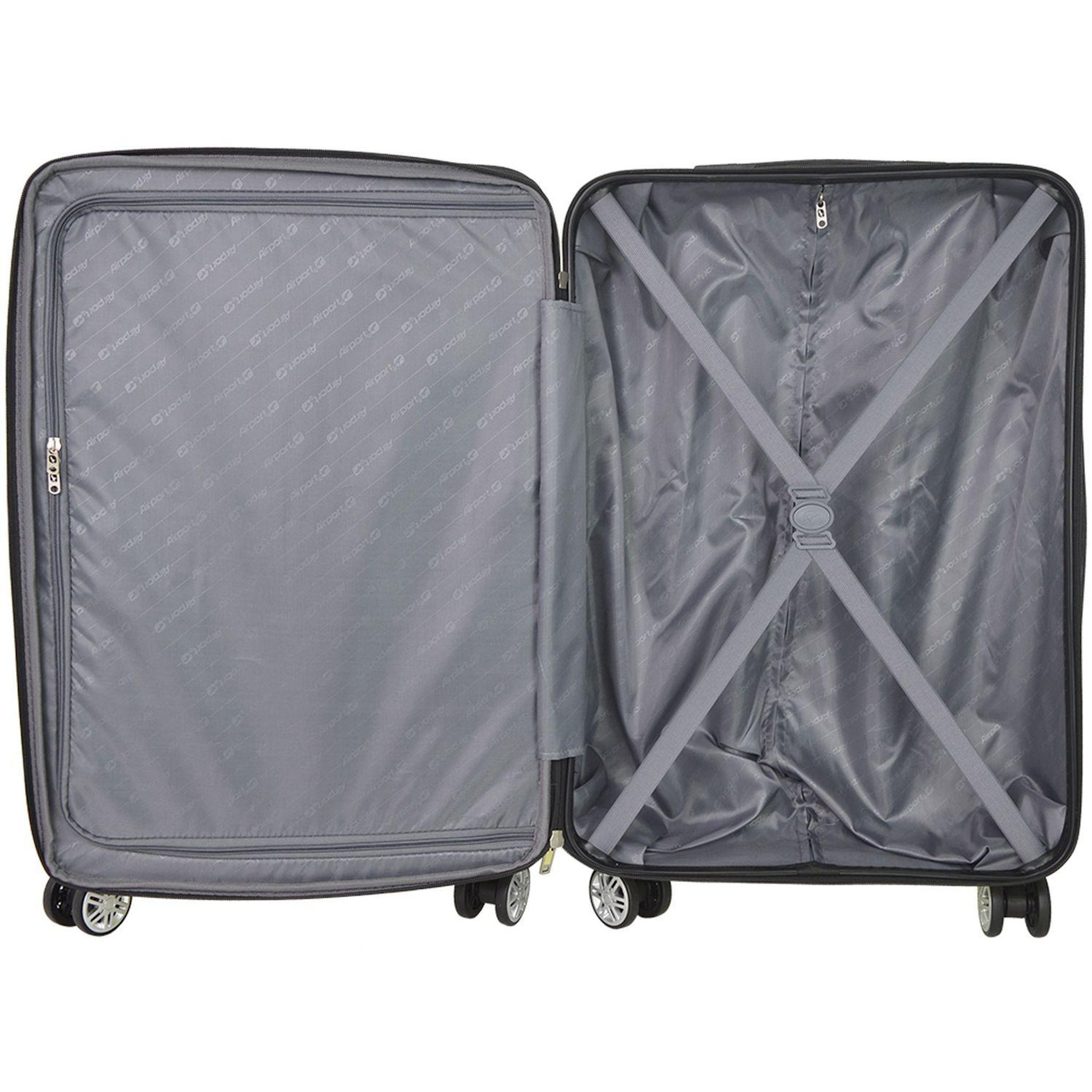 Voir la diapositive 7 : AIRPORT Valise ABS ZEN 8 roues TSA 75cm - Jaune