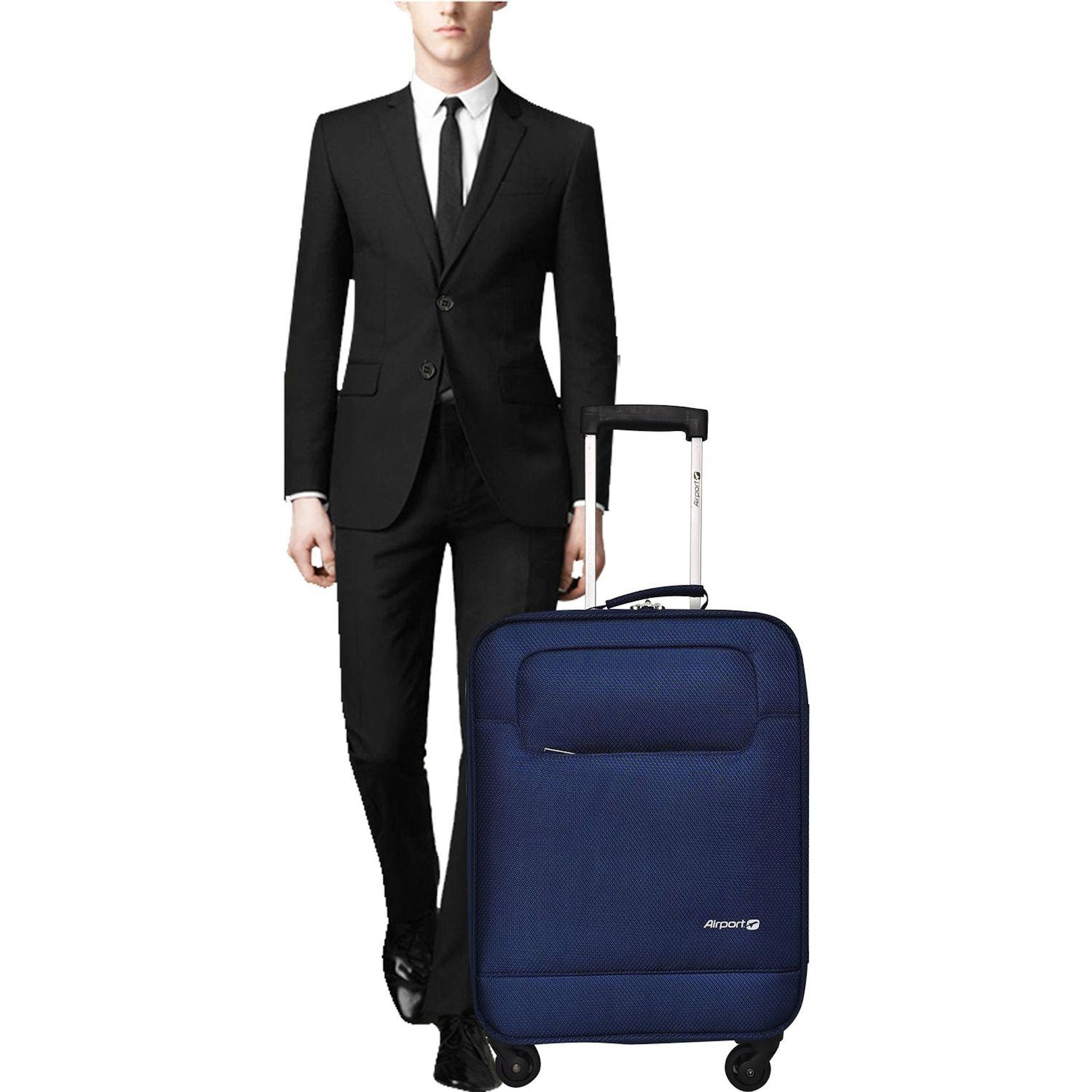 Voir la diapositive 9 : AIRPORT Valise souple TRIP 4 roues 60 cm - Gris