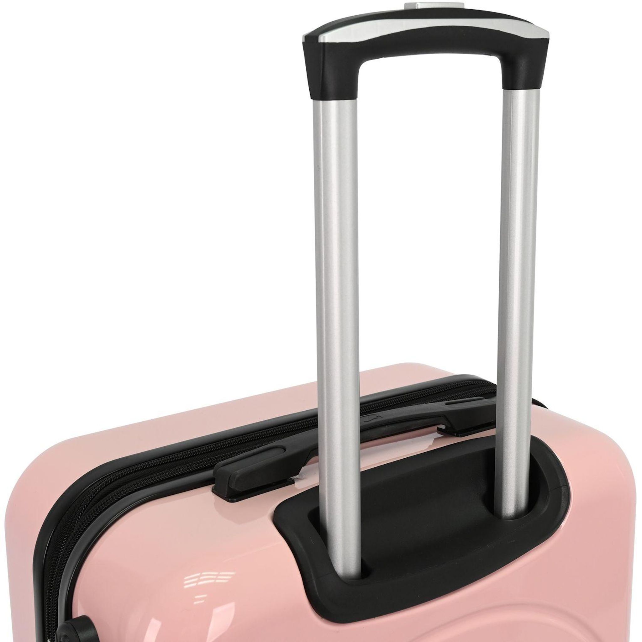 Voir la diapositive 7 : AIRPORT Valise ABS Boho 60cm 8 roues extensible - Rose