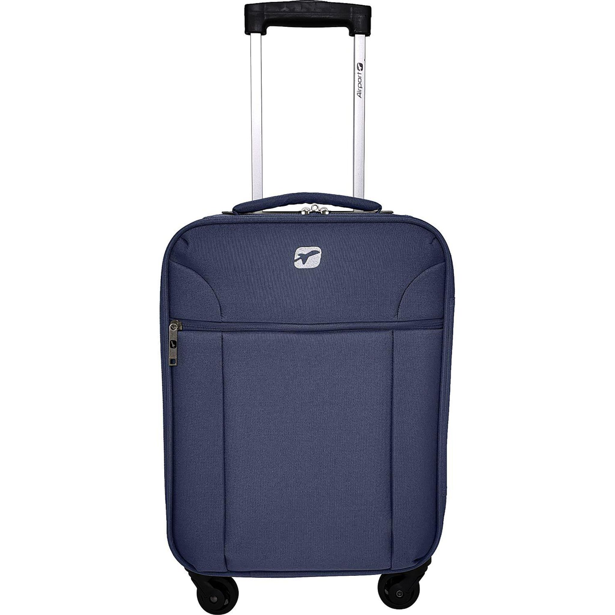 Voir la diapositive 2 : AIRPORT Valise souple GLAM 4 roues 45cm - Gris Foncé