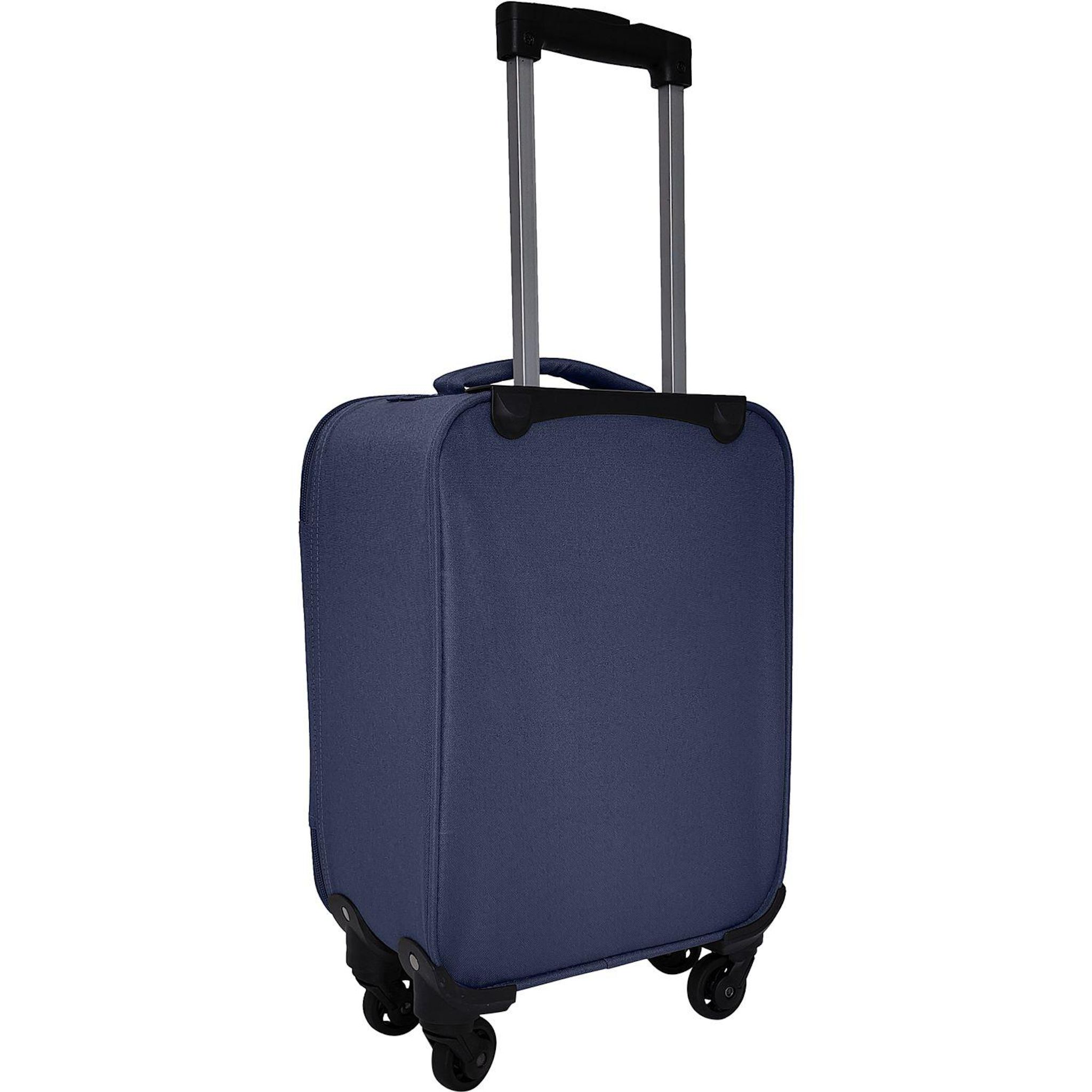 Voir la diapositive 4 : AIRPORT Valise souple GLAM 4 roues 45cm - Gris Foncé