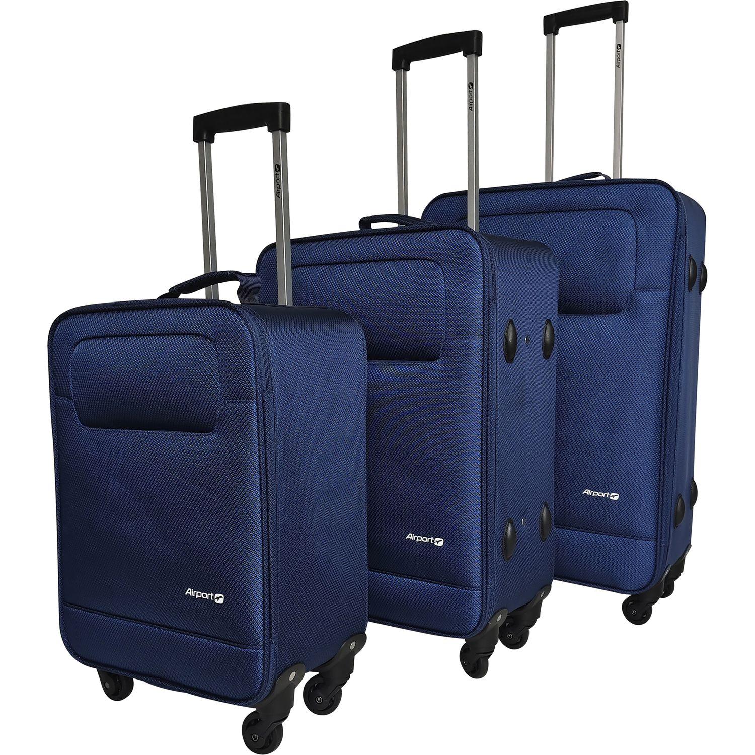 Voir la diapositive 8 : AIRPORT Valise souple TRIP 4 roues 70 cm - Gris