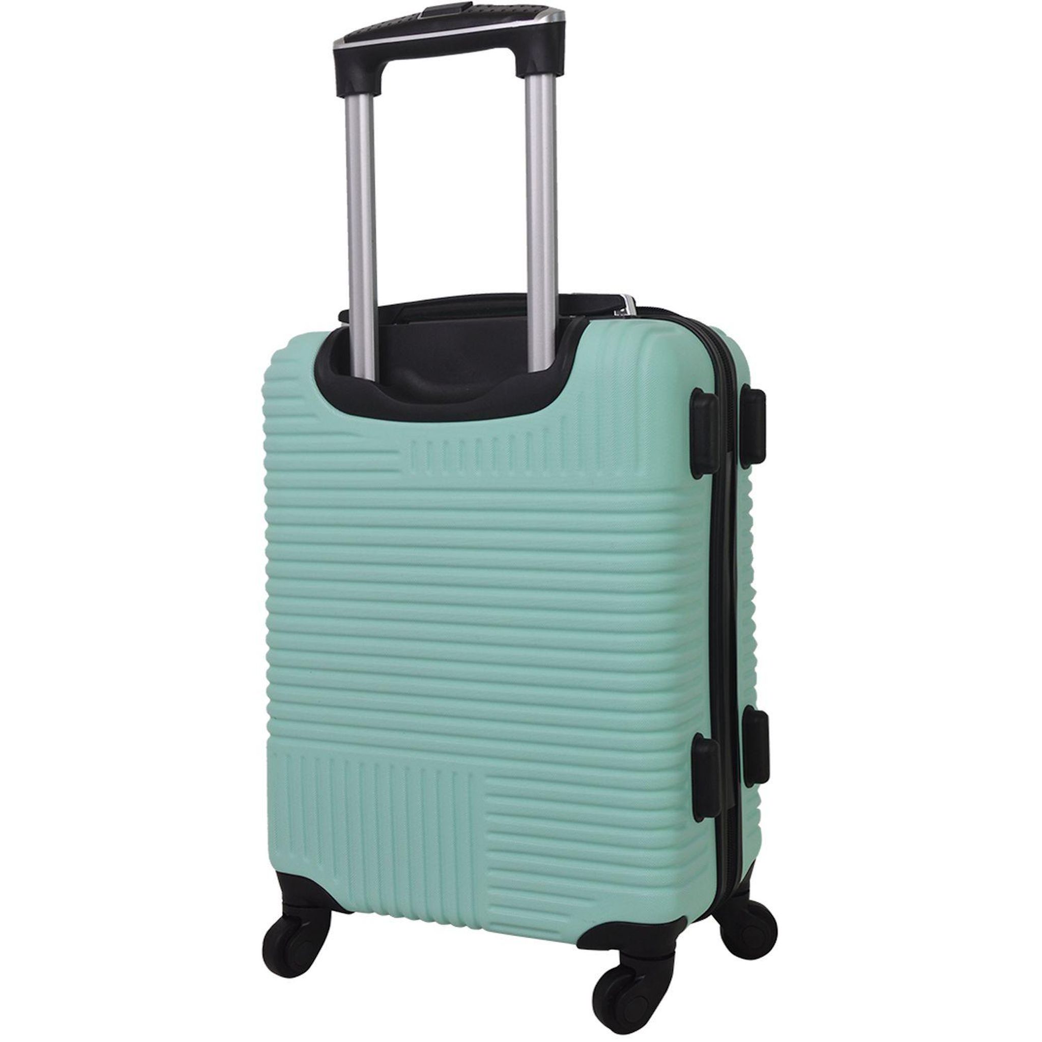 Voir la diapositive 4 : AIRPORT Valise ABS ZEN 8 roues TSA 55cm - Vert