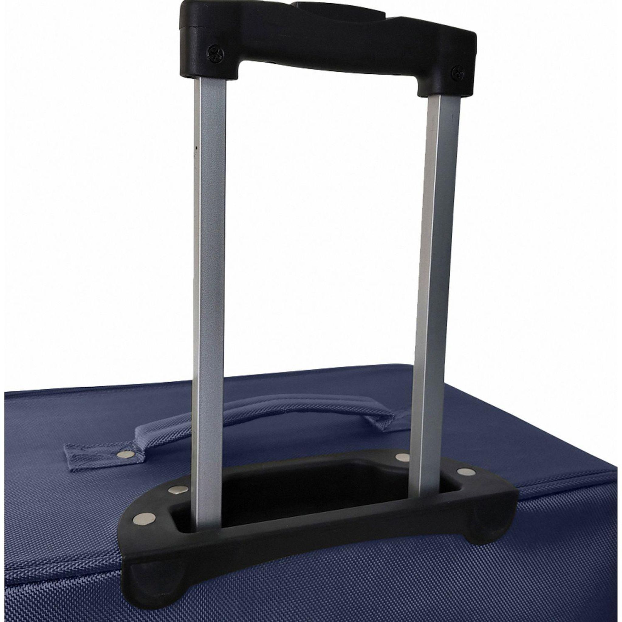 Voir la diapositive 5 : AIRPORT Valise souple GLAM 4 roues 55cm - Gris Foncé
