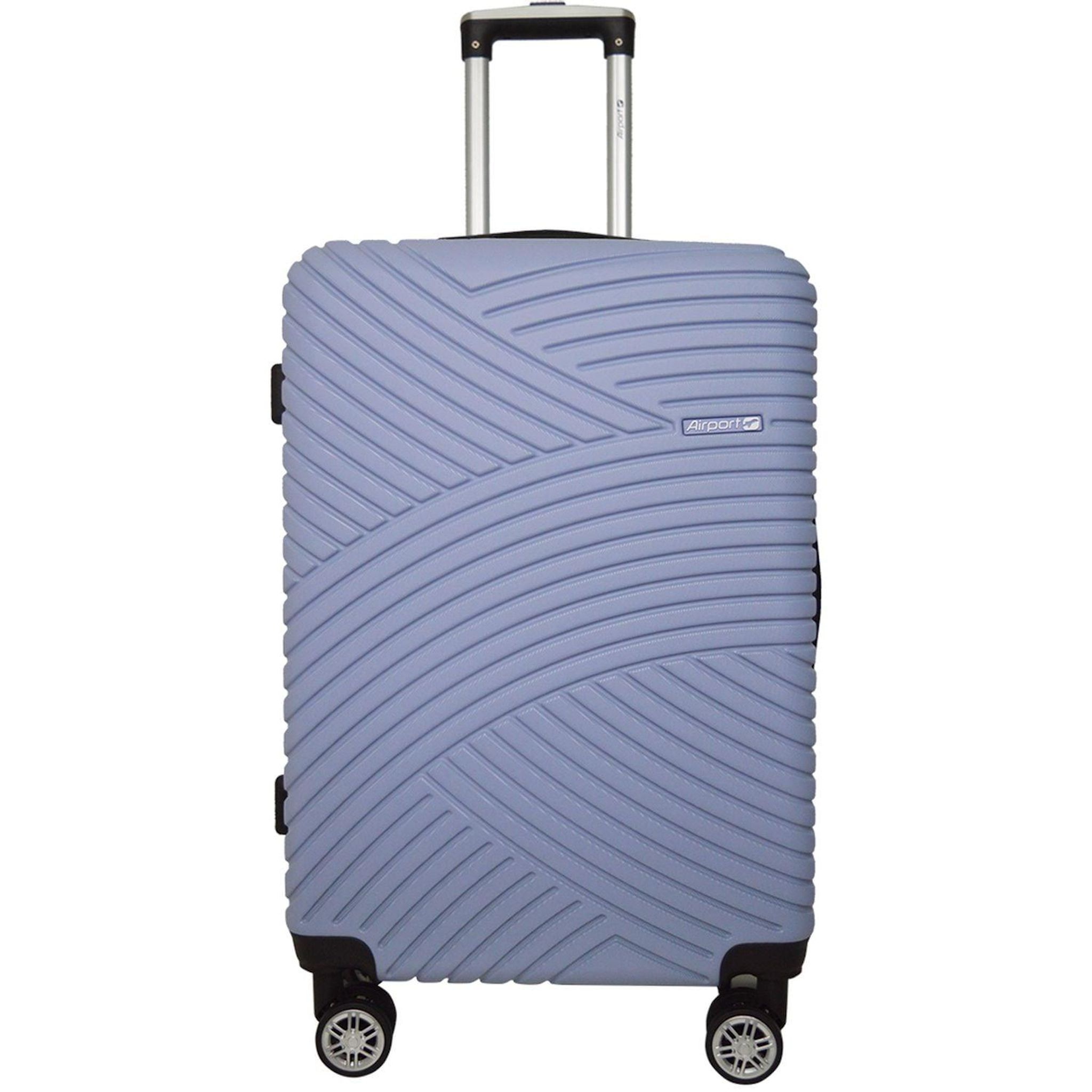 Voir la diapositive 2 : AIRPORT Valise ABS GINKO Extensible 8 roues 65 cm - Lilas