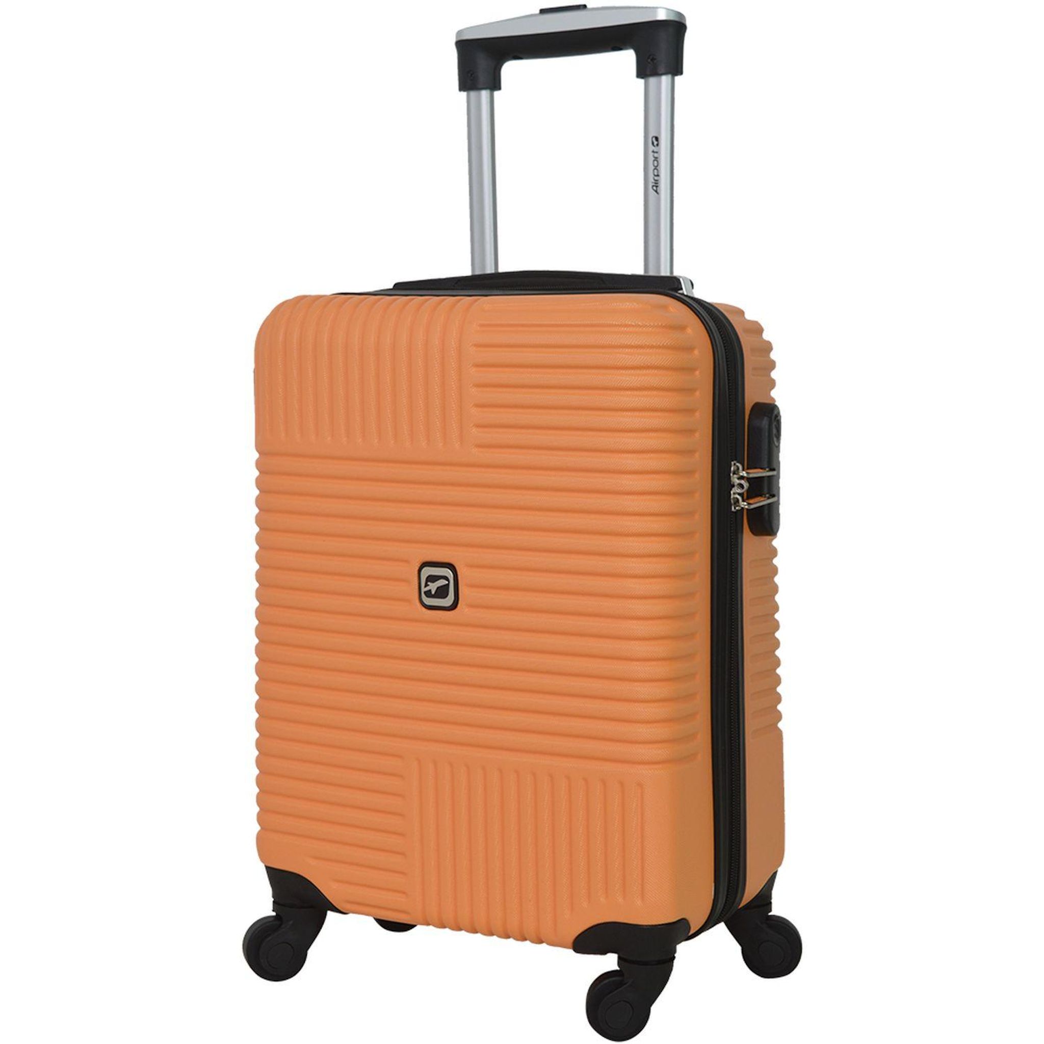 Voir la diapositive 3 : AIRPORT Valise ABS ZEN 8 roues TSA 45cm - Corail