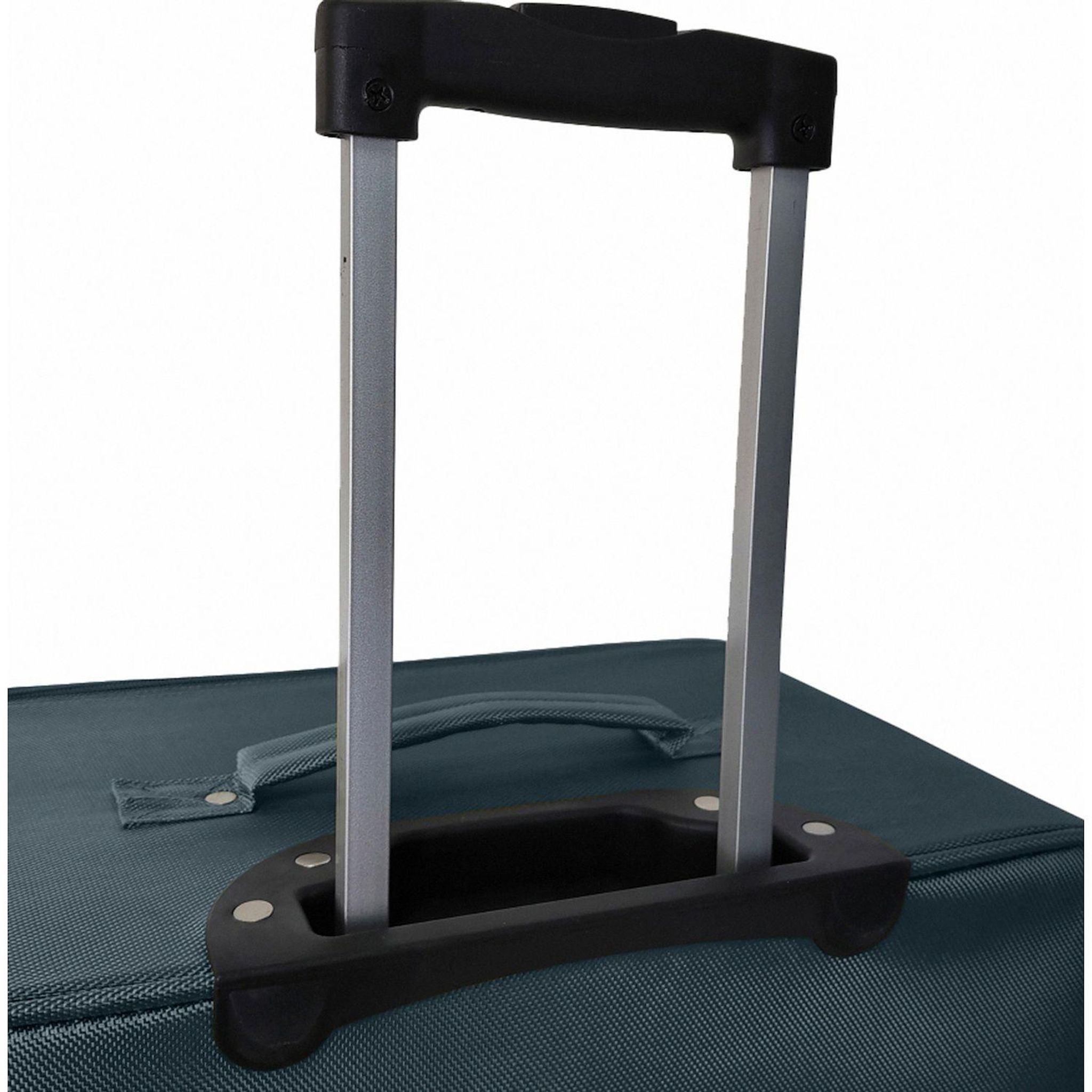 Voir la diapositive 5 : AIRPORT Valise souple GLAM 4 roues 55 cm - Gris canard