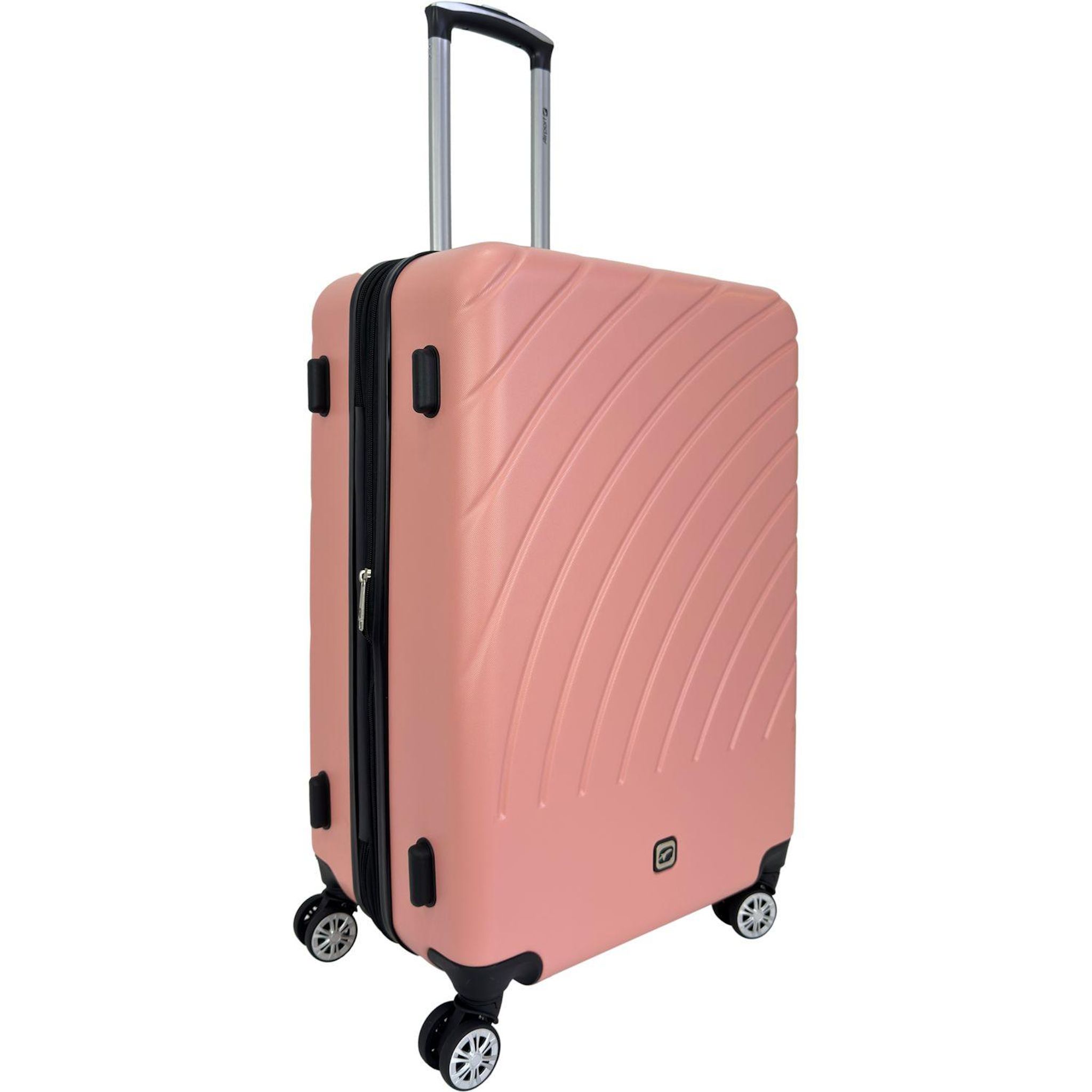 Voir la diapositive 7 : AIRPORT Valise ABS Rainbow 8 roues 70cm - Rose