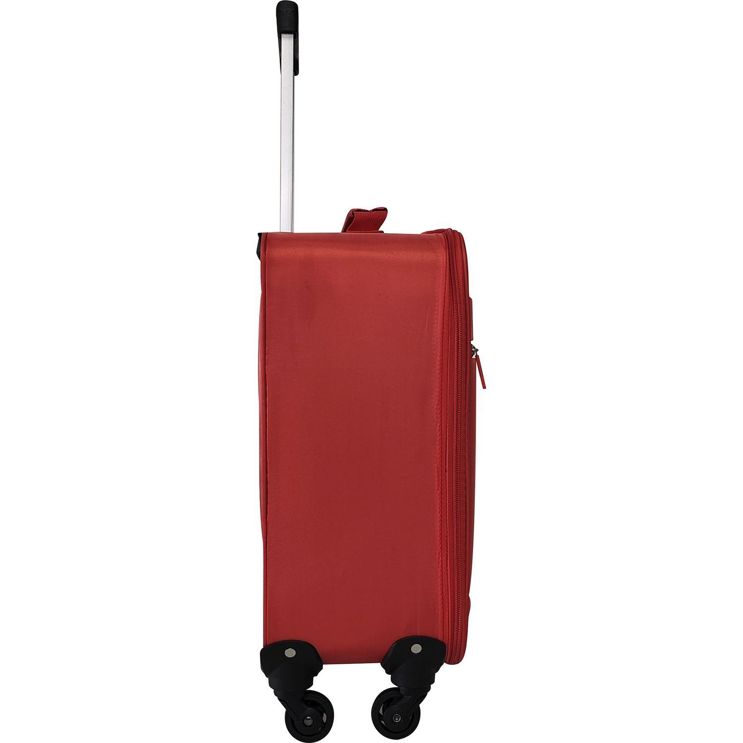 Voir la diapositive 3 : AIRPORT Valise souple Easy Fly 60 cm 4 roues - Rouge