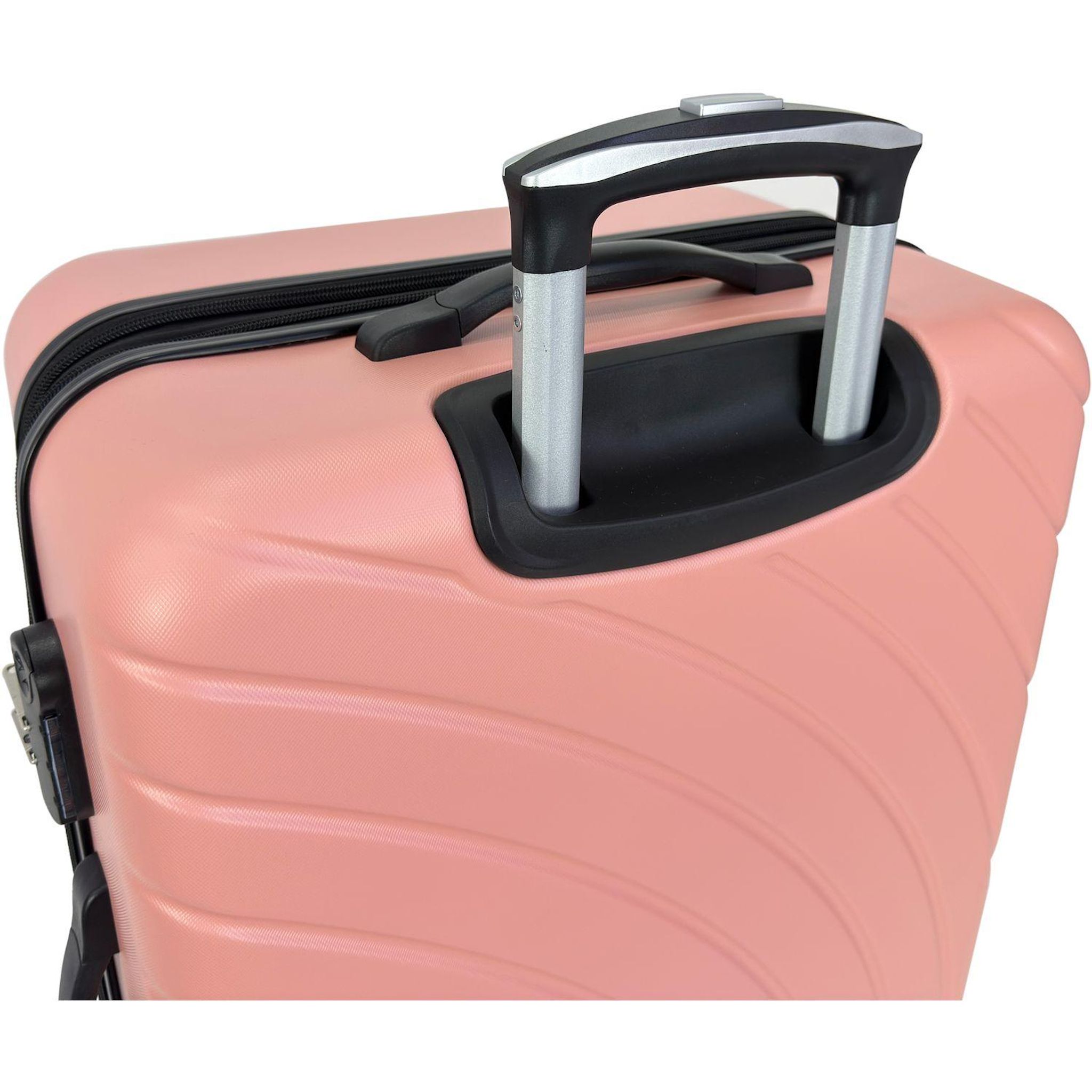 Voir la diapositive 12 : AIRPORT Valise ABS Rainbow 8 roues 60cm - Rose