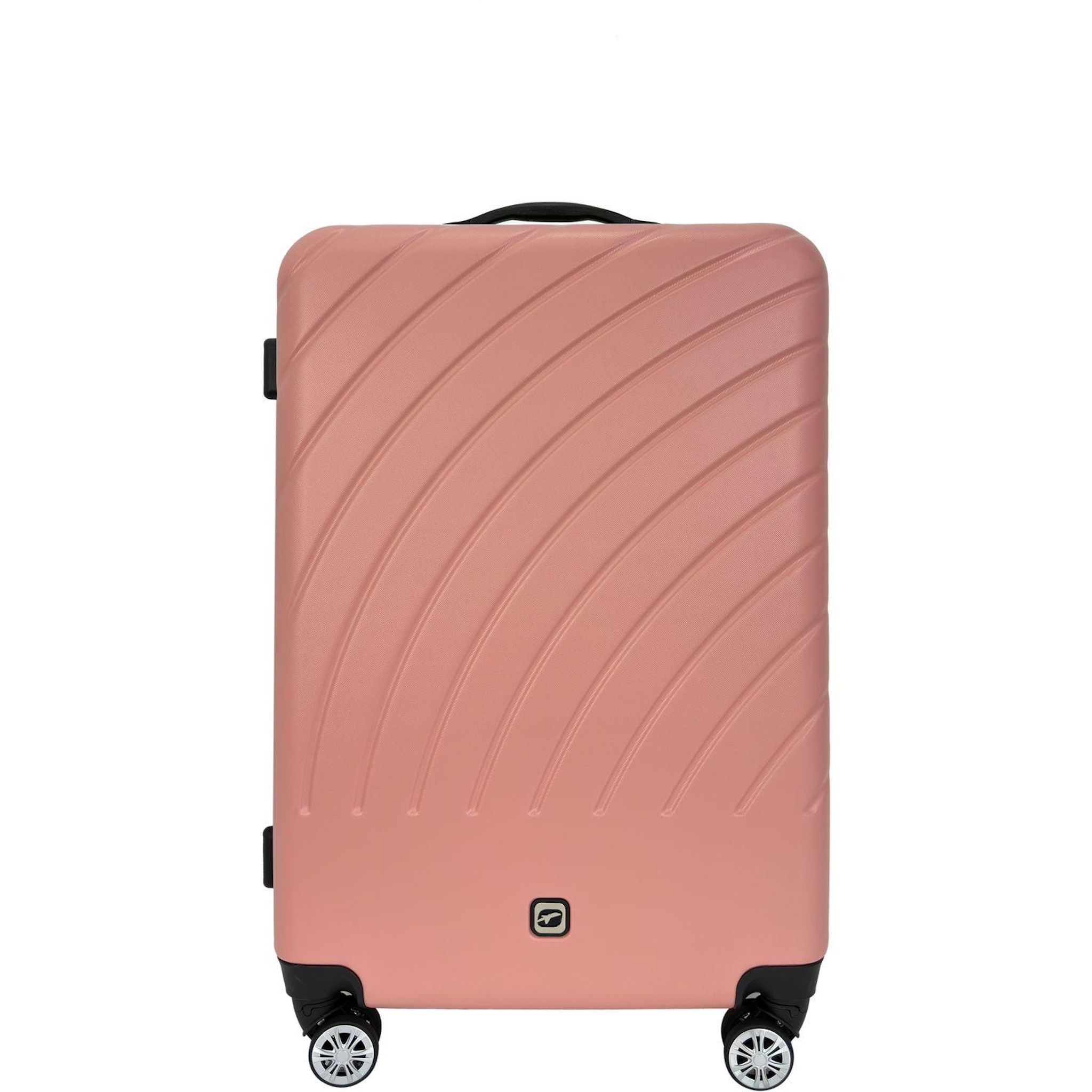 Voir la diapositive 16 : AIRPORT Valise ABS Rainbow 8 roues 60cm - Rose