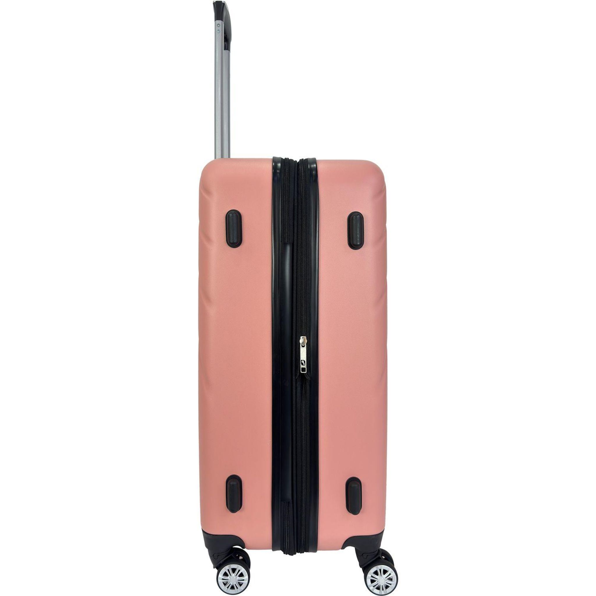 Voir la diapositive 9 : AIRPORT Valise ABS Rainbow 8 roues 60cm - Rose