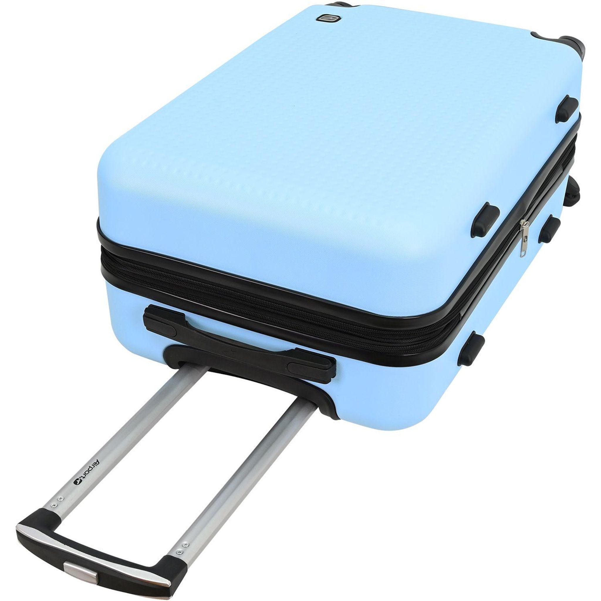 Voir la diapositive 4 : AIRPORT Valise ABS DOTS 75 cm 4 roues - Bleu