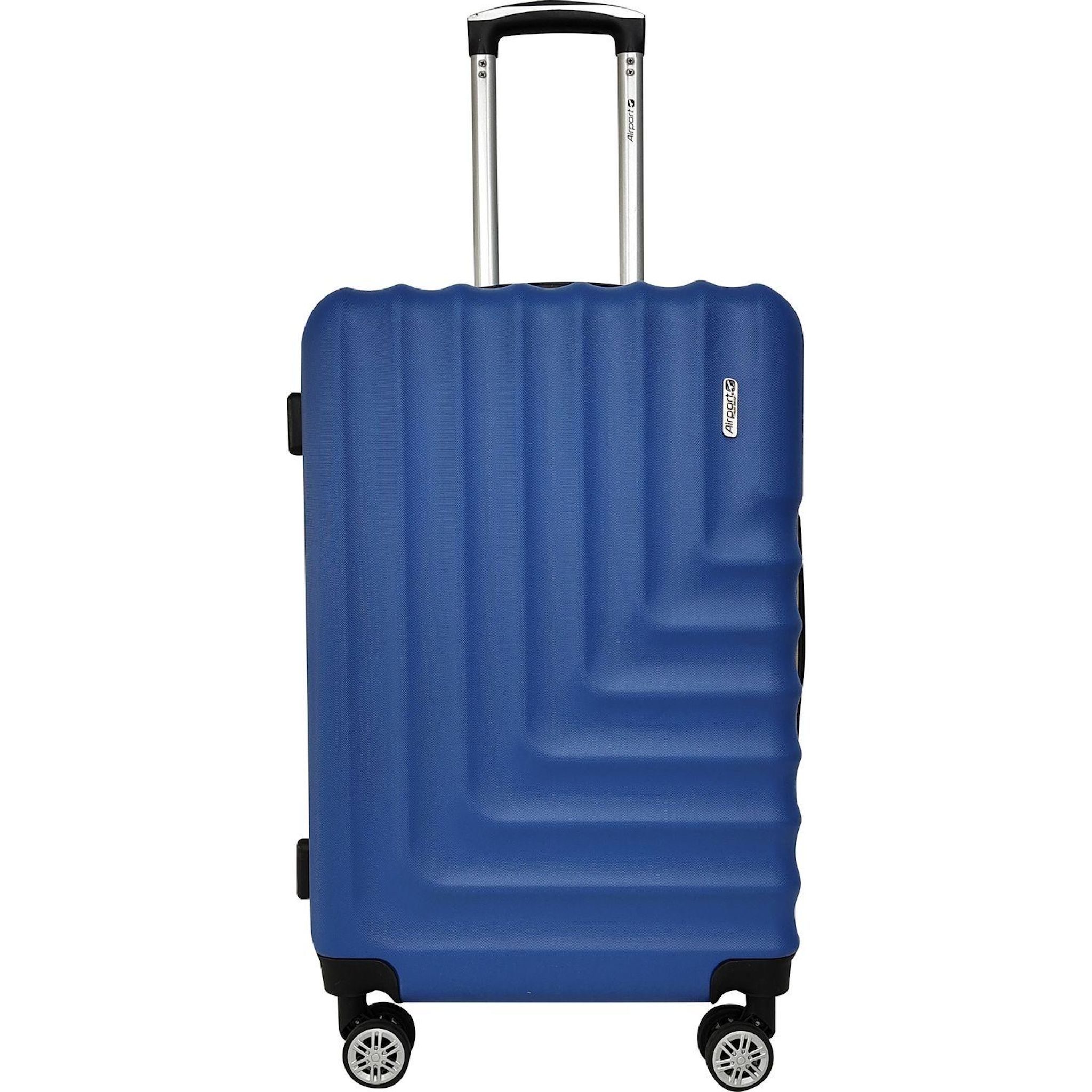 Voir la diapositive 2 : AIRPORT Valise ABS LINEAR 75 cm 8 roues - Bleu
